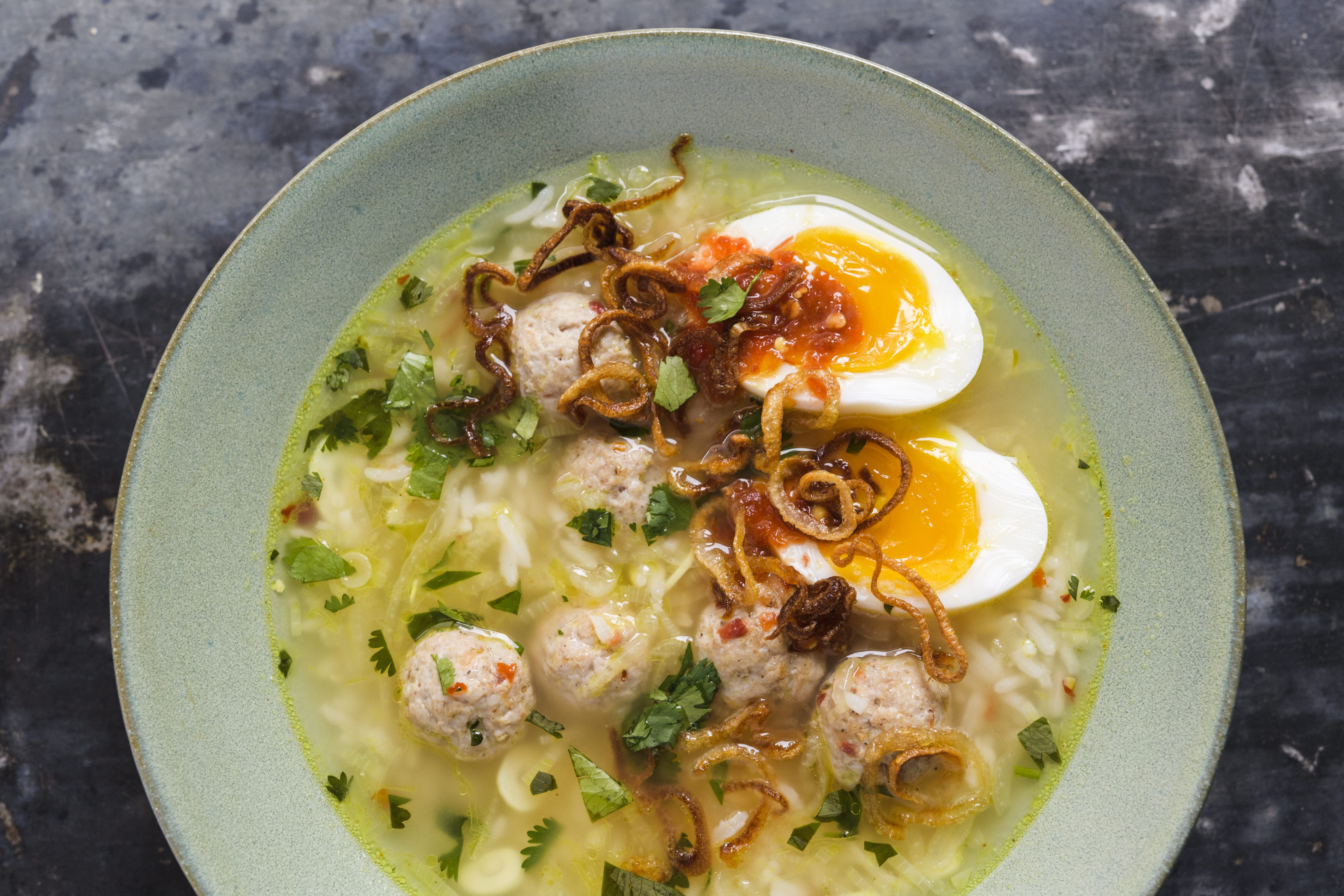 Thai Rice Soup (Khao Tom)