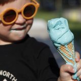 Blue ice cream