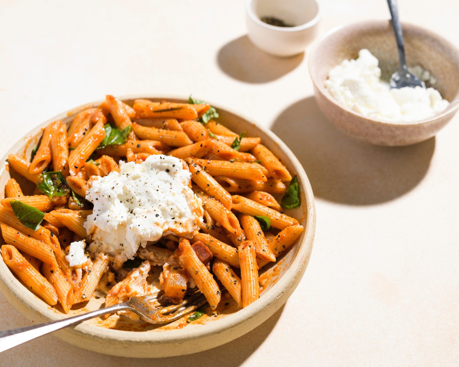 Pasta with Spicy Tomato and Pancetta Sauce - Milk Street Noodles