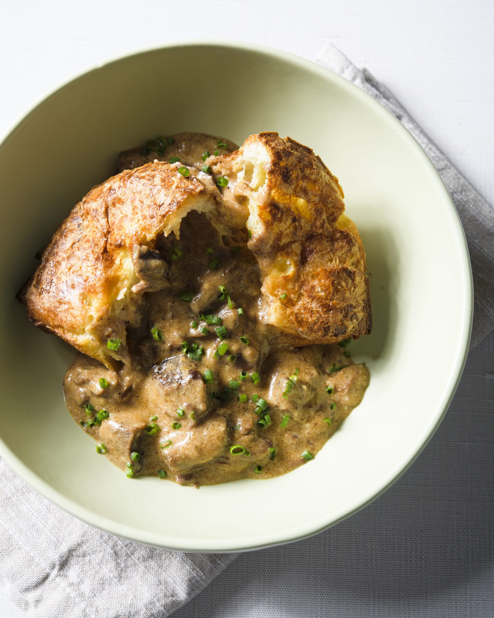 Popovers with Beef in Cream Sauce - Milk Street's My Family Recipe