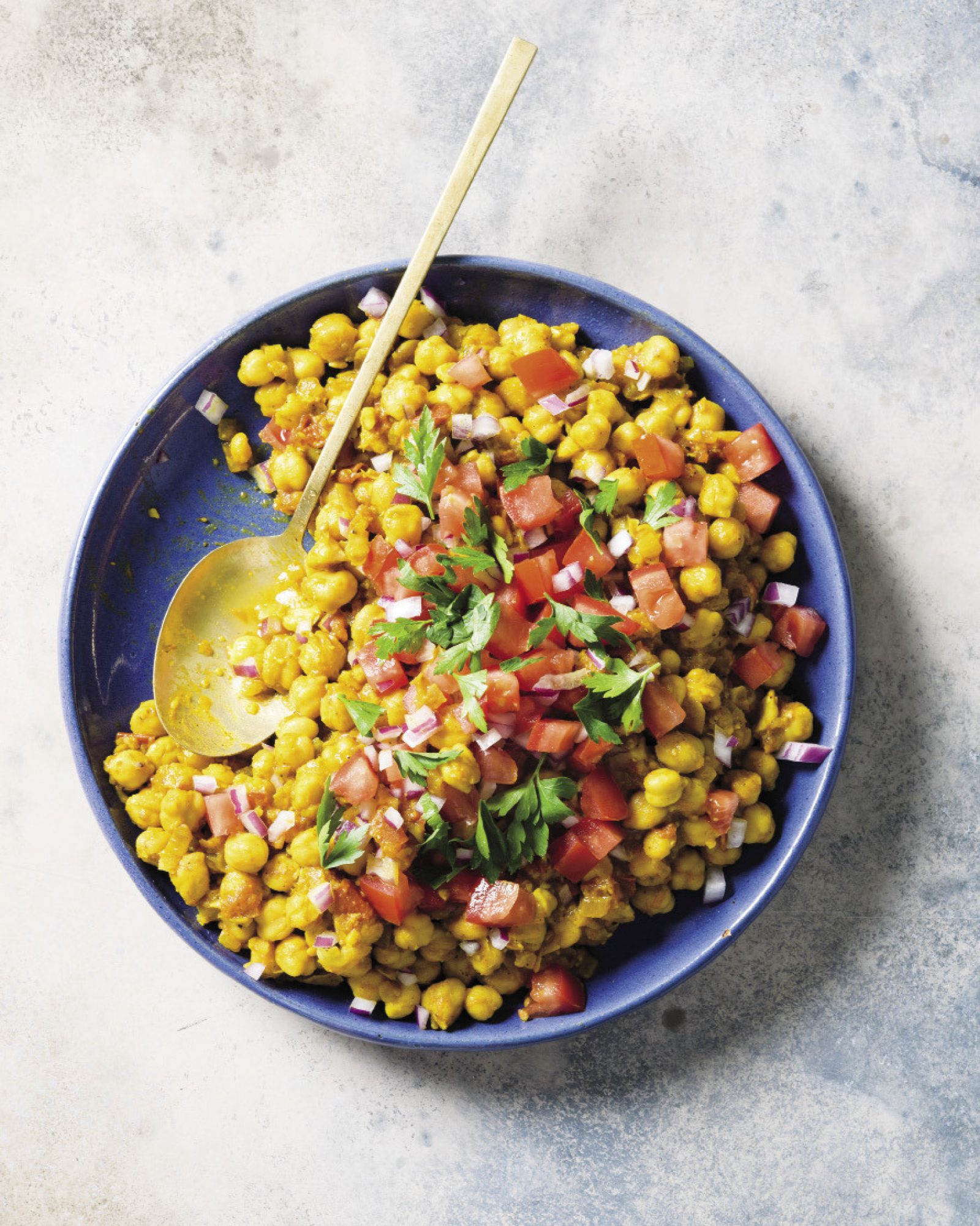 Afghan Style Chickpea and Tomato Curry