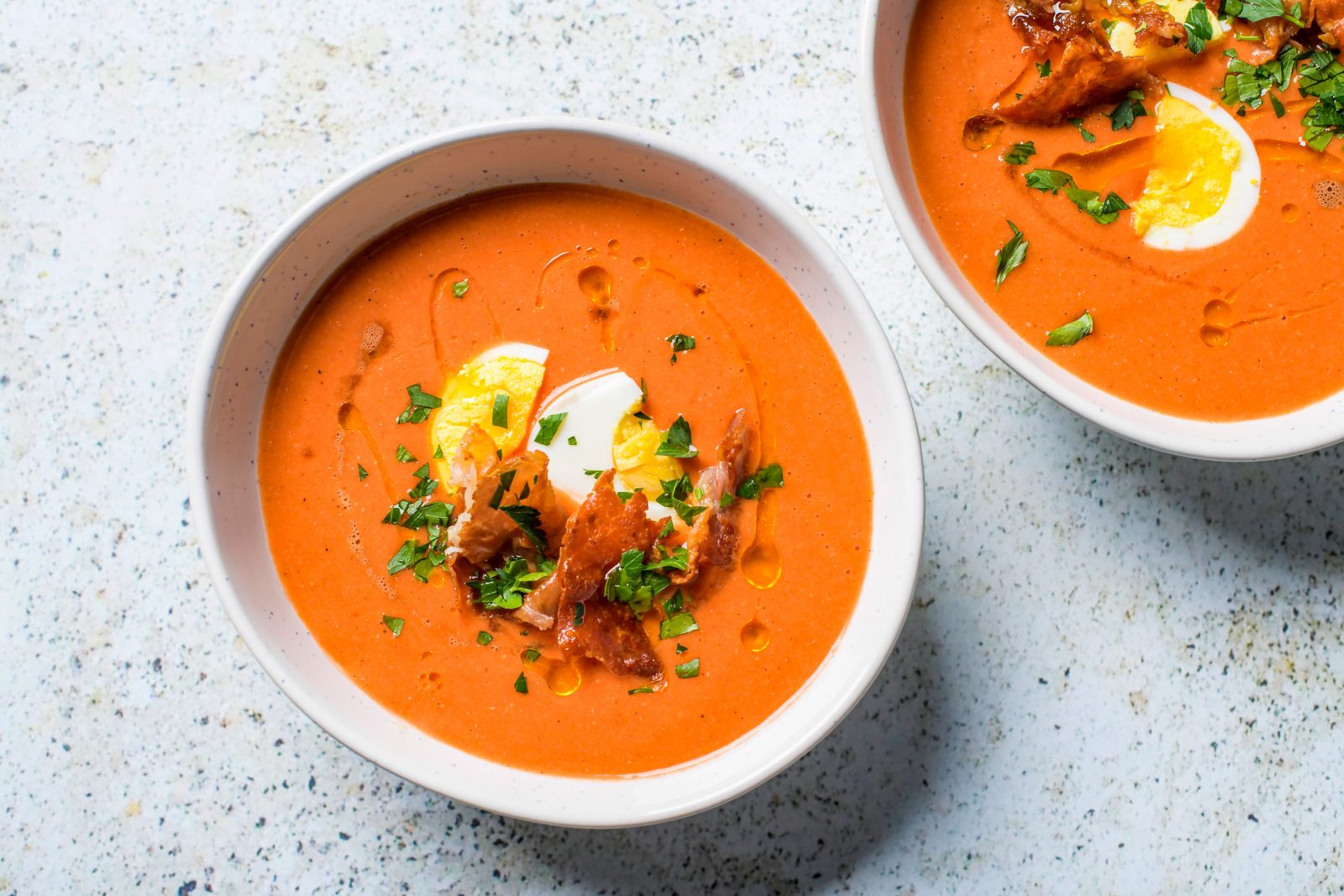 Andalusian Chilled Tomato Bread Soup