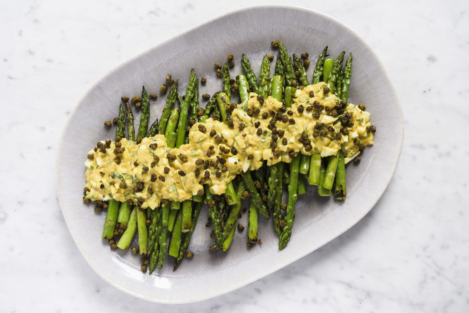 Asparagus Sauce Gribiche Fried Capers