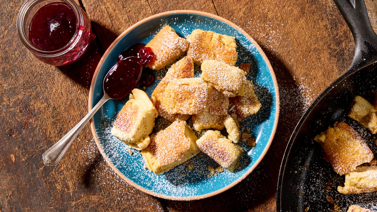 Austrian Skillet Souffle Kaiserschmarrn