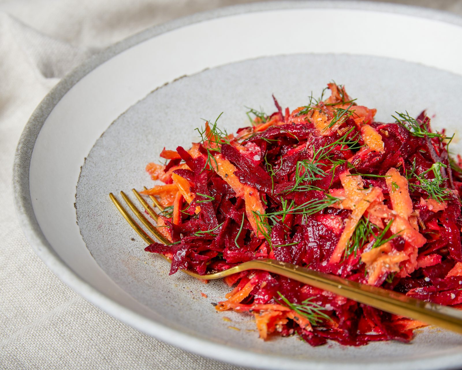 Beet Carrot Salad Horseradish Dill