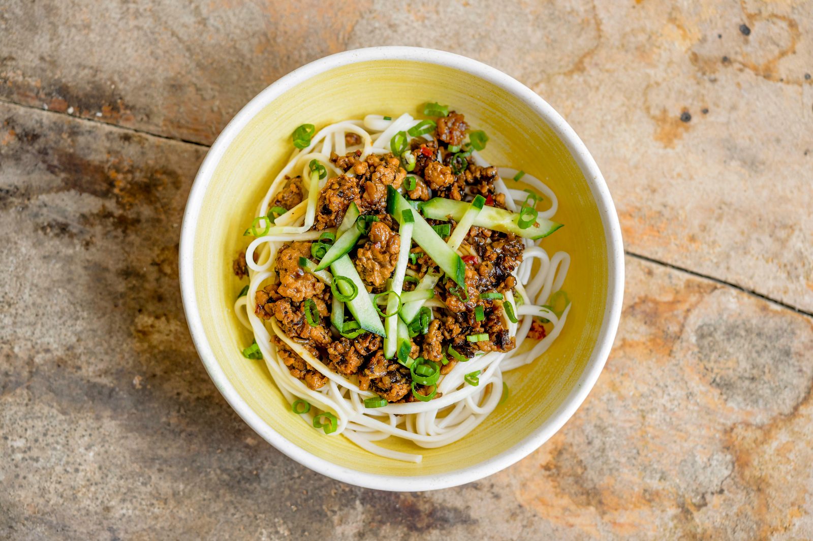 Black Bean Noodles Pork Mushrooms