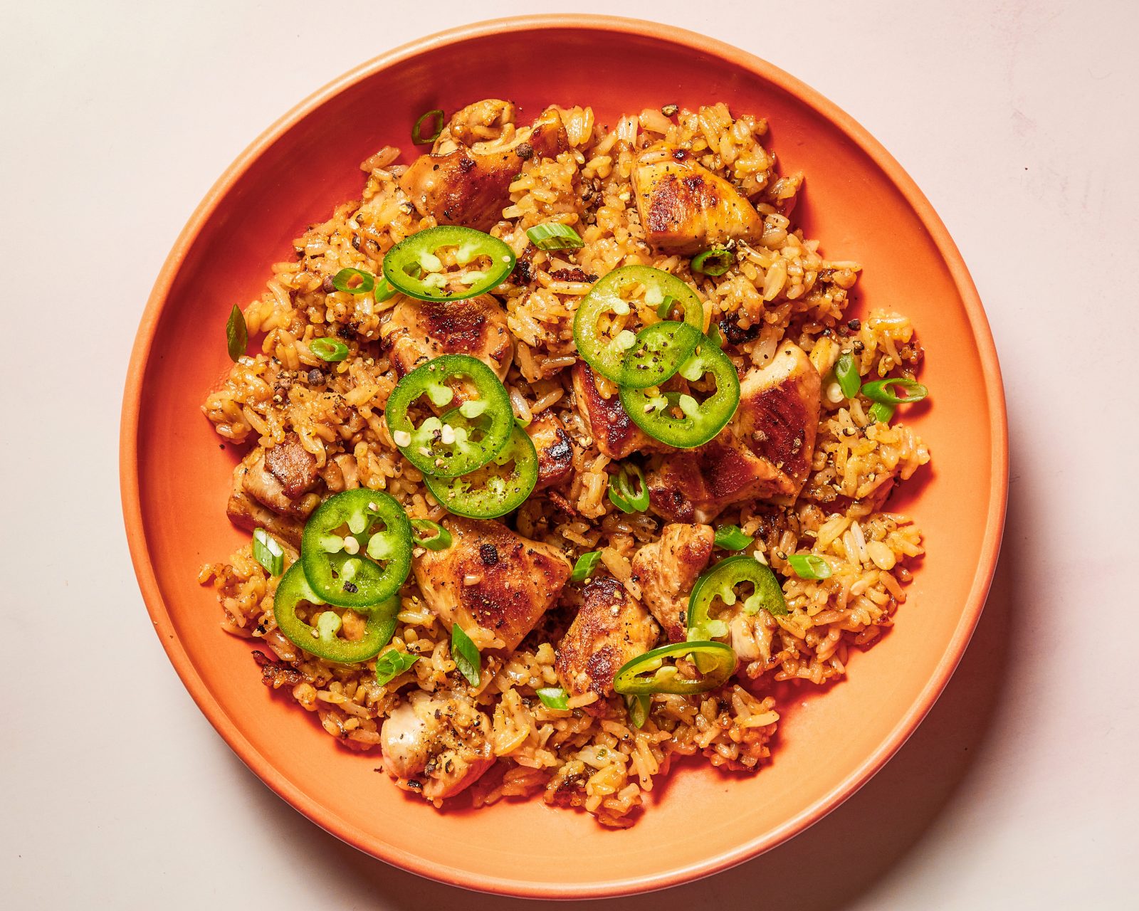 Black Pepper Garlic Chicken Fried Rice