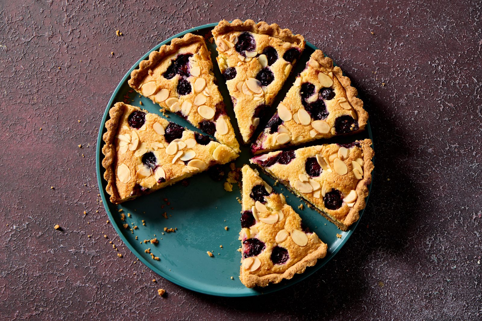 Blueberry Bakewell Tart