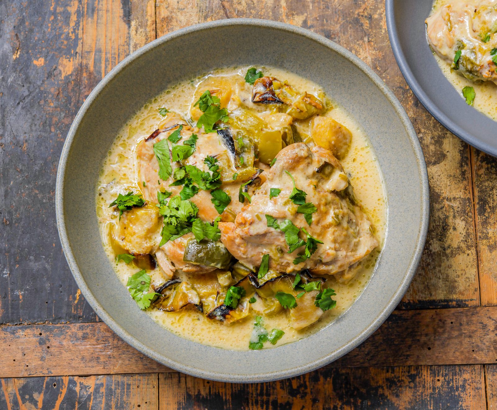 Braised Chicken Coconut Plantain