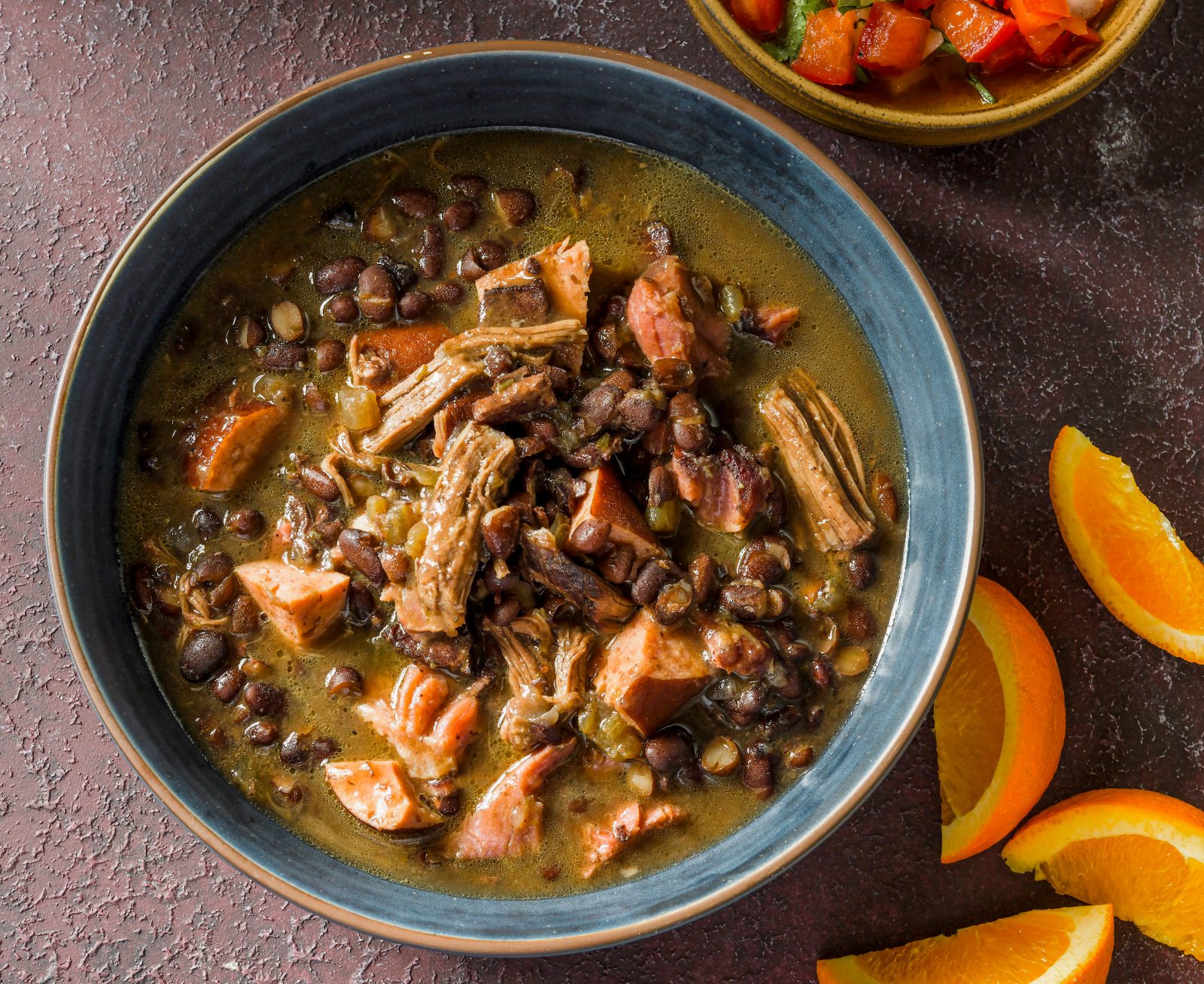 Brazilian Black Bean Stew Pork Beef Feijoada