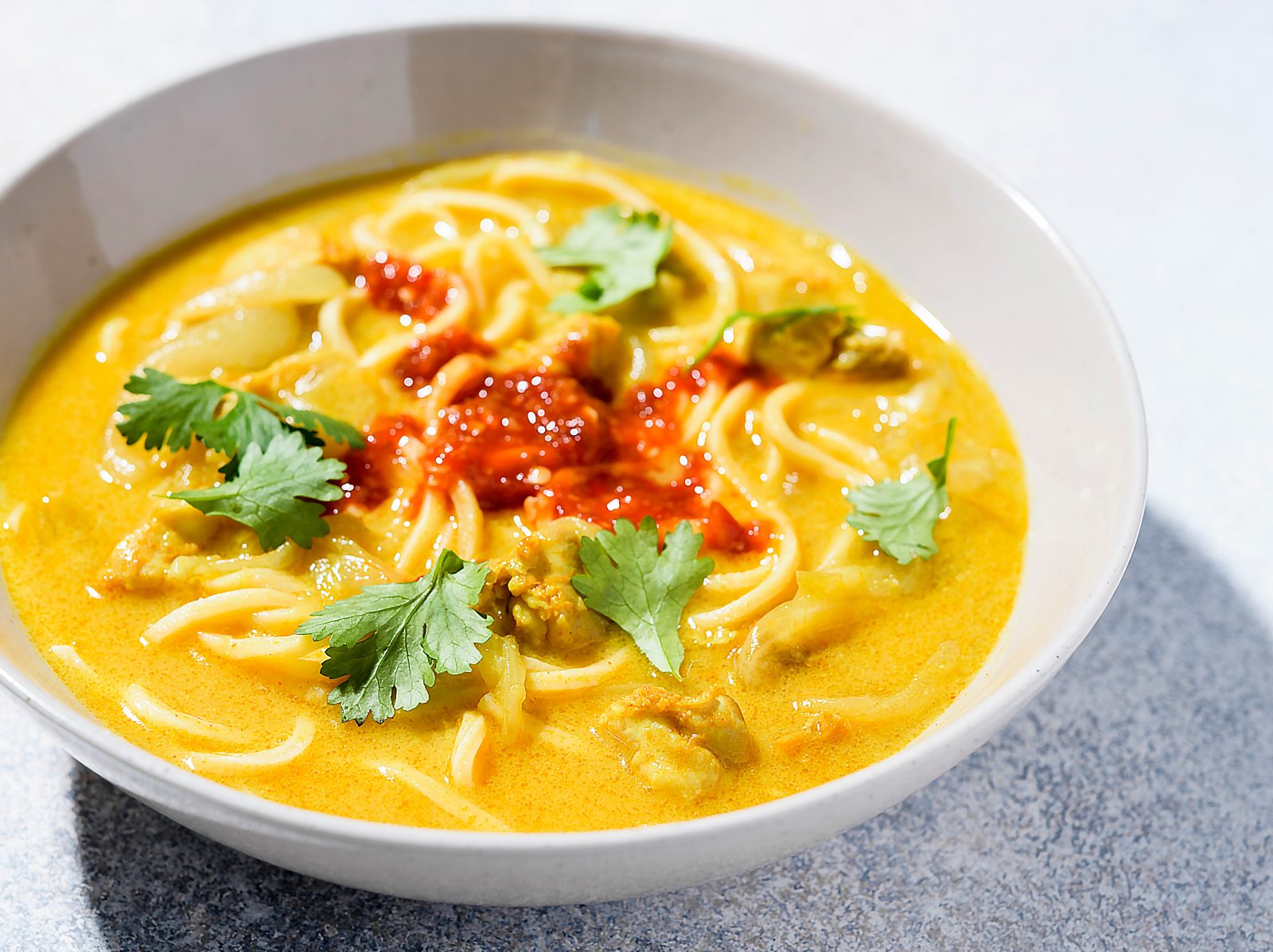 Burmese Chicken Coconut Soup