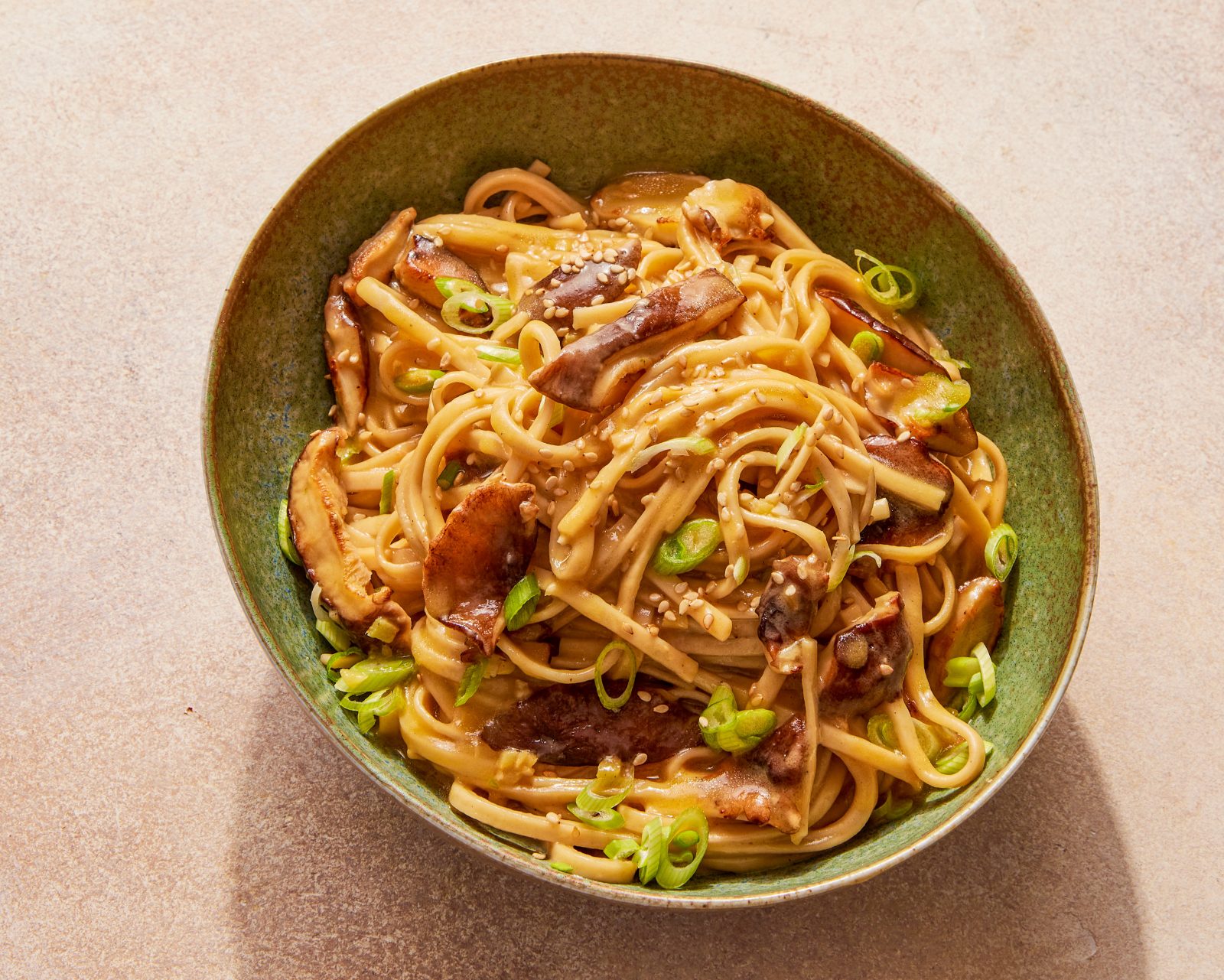 Buttery Udon Shiitake Mushrooms