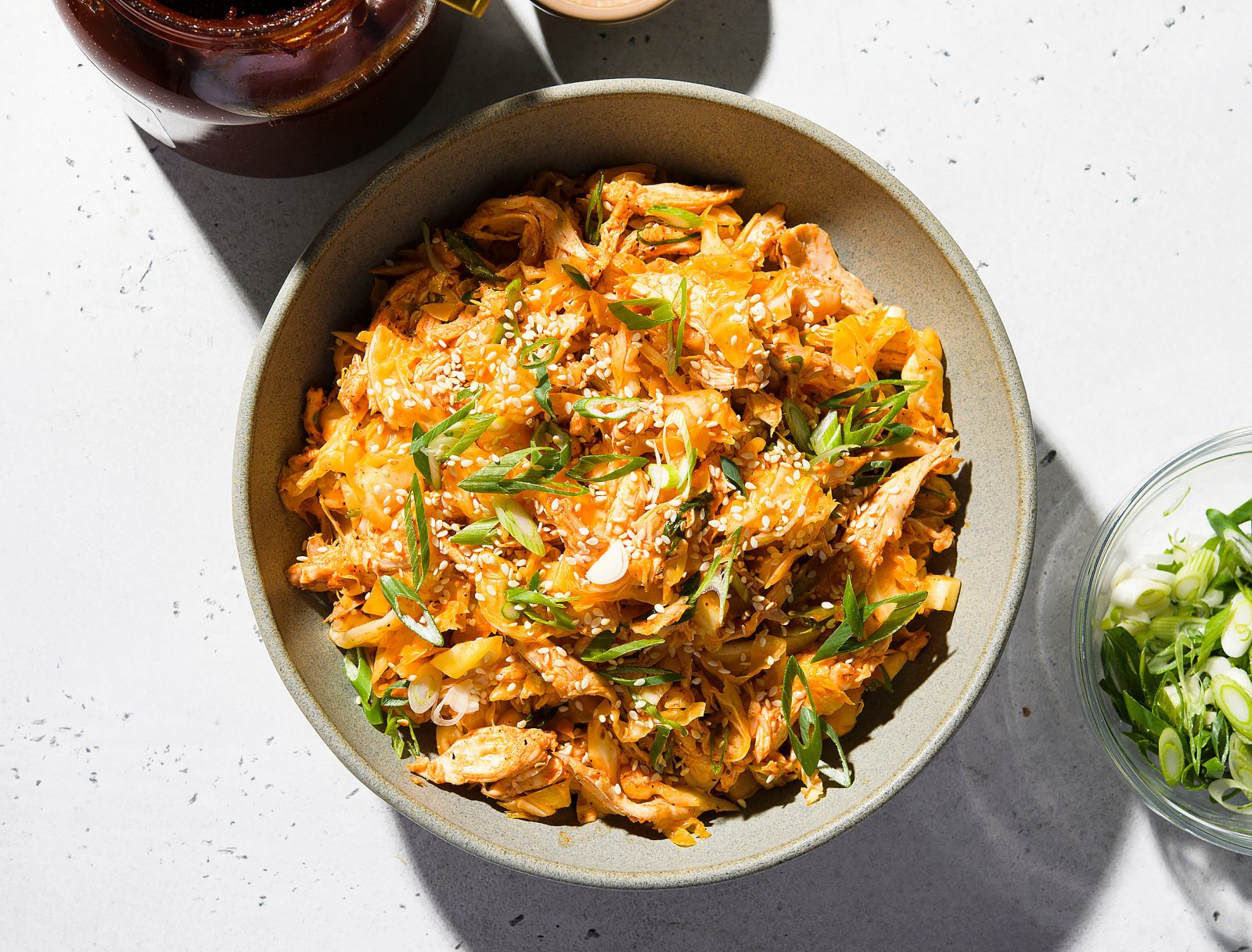 Cabbage Chicken Salad Gochujang Sesame