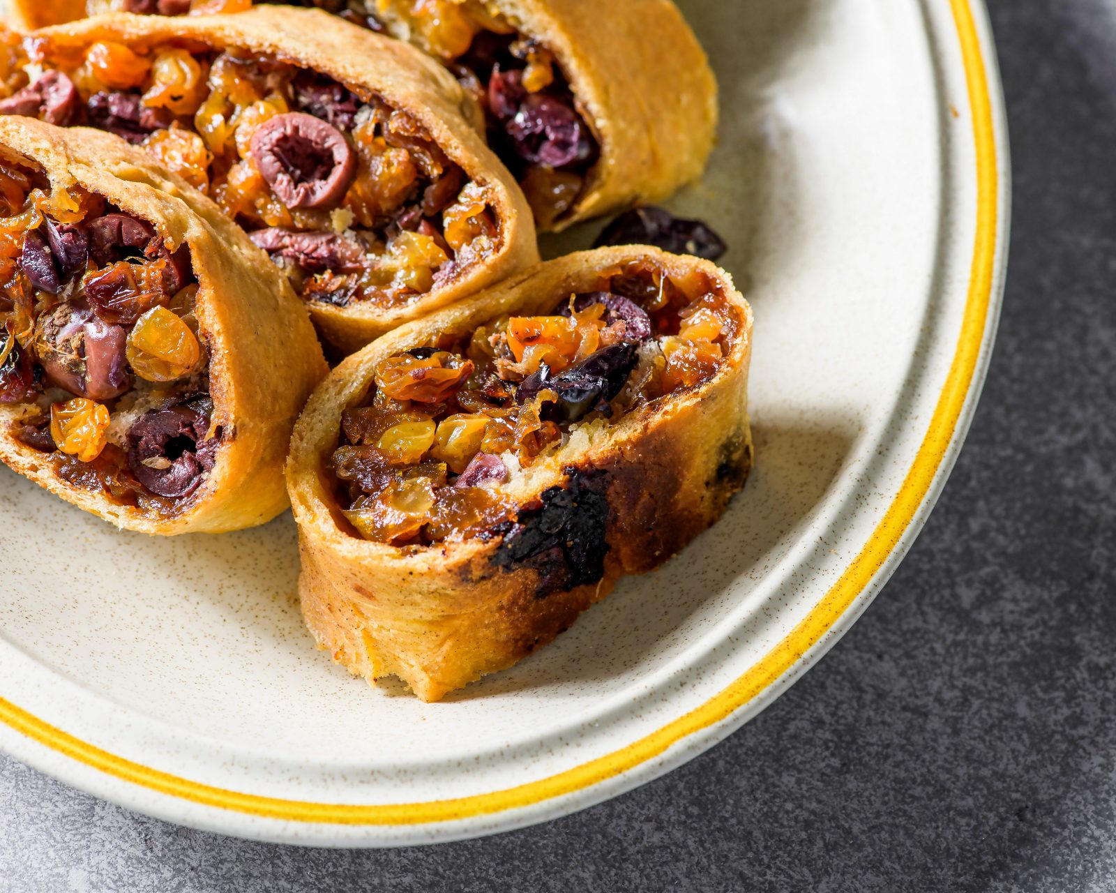 Calzone Caramelized Onions Anchovies Raisins