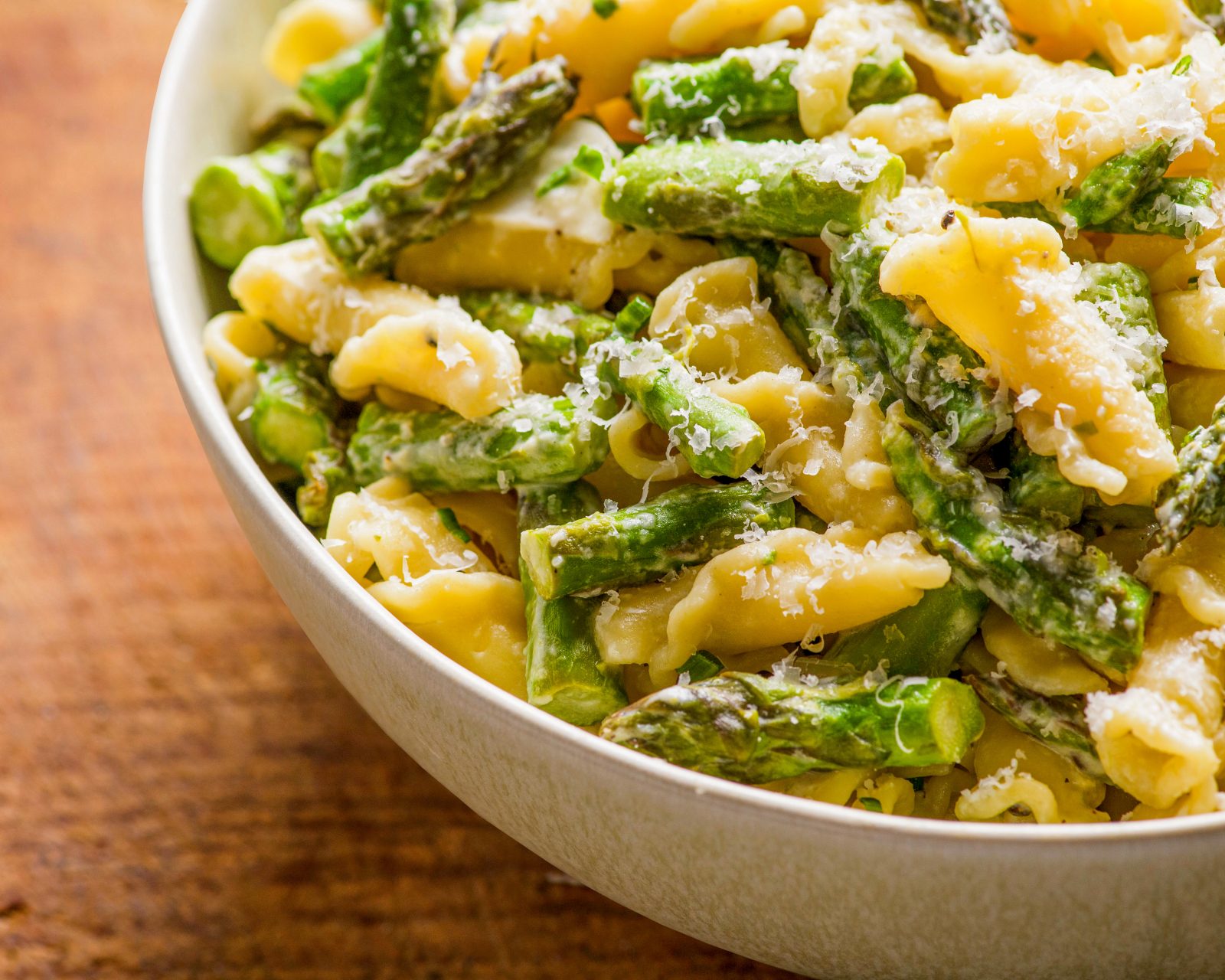Campanelle Pasta Asparagus Lemon Parmesan