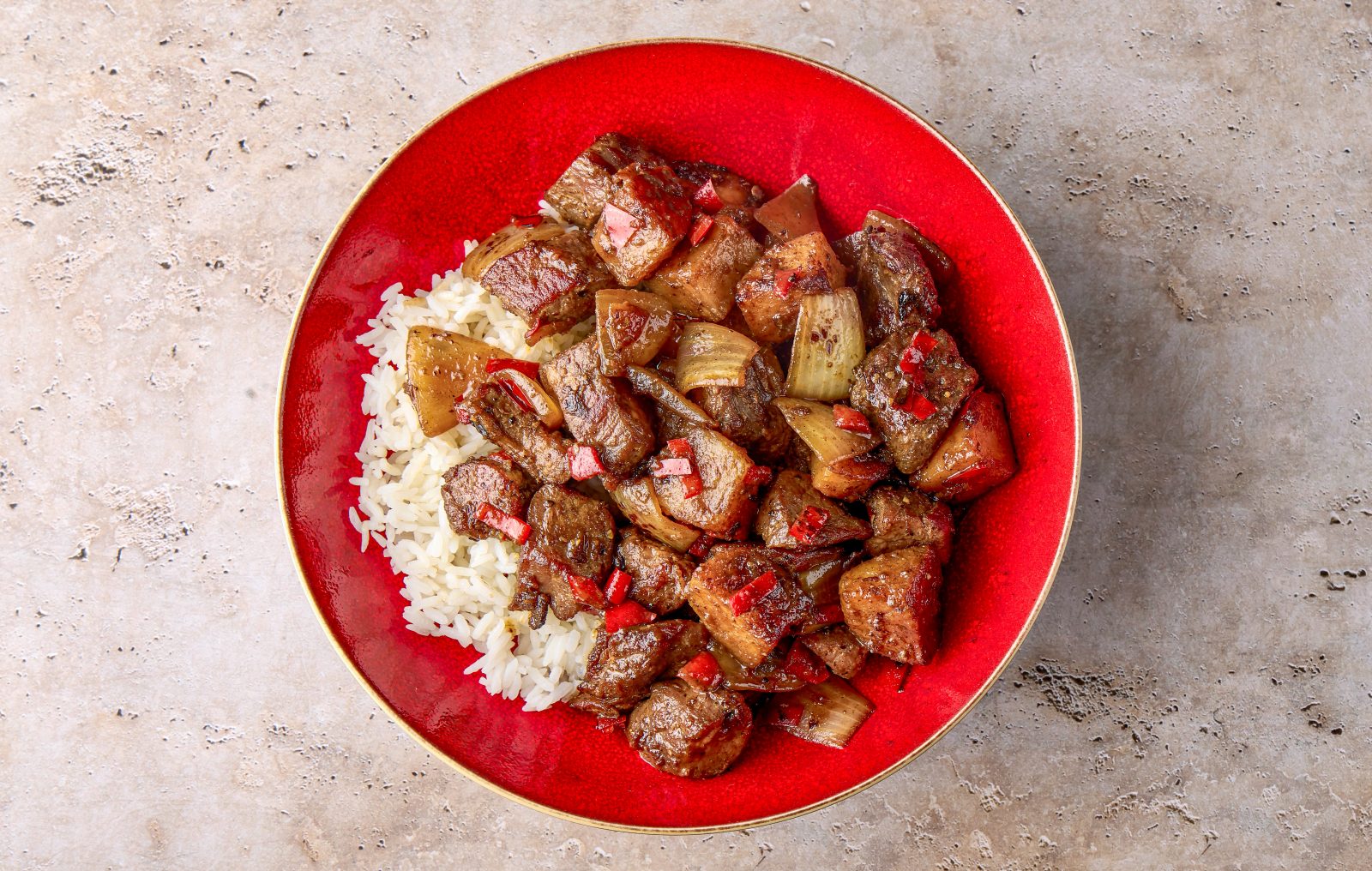 Cantonese Stir Fried Black Pepper Beef Potatoes