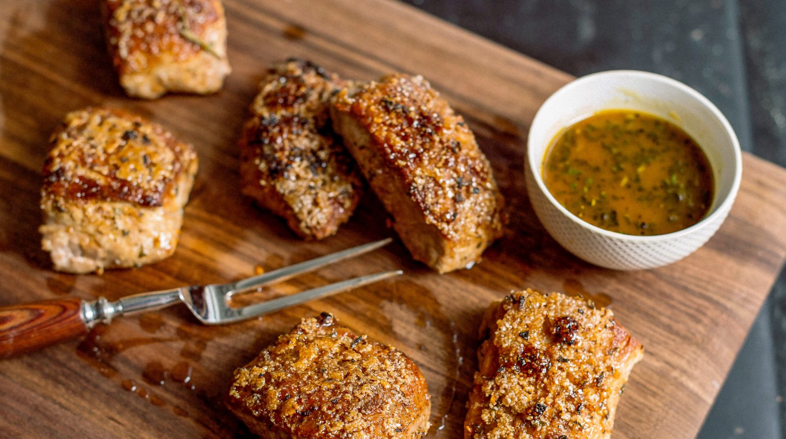 Caramelized Pork Orange Sage