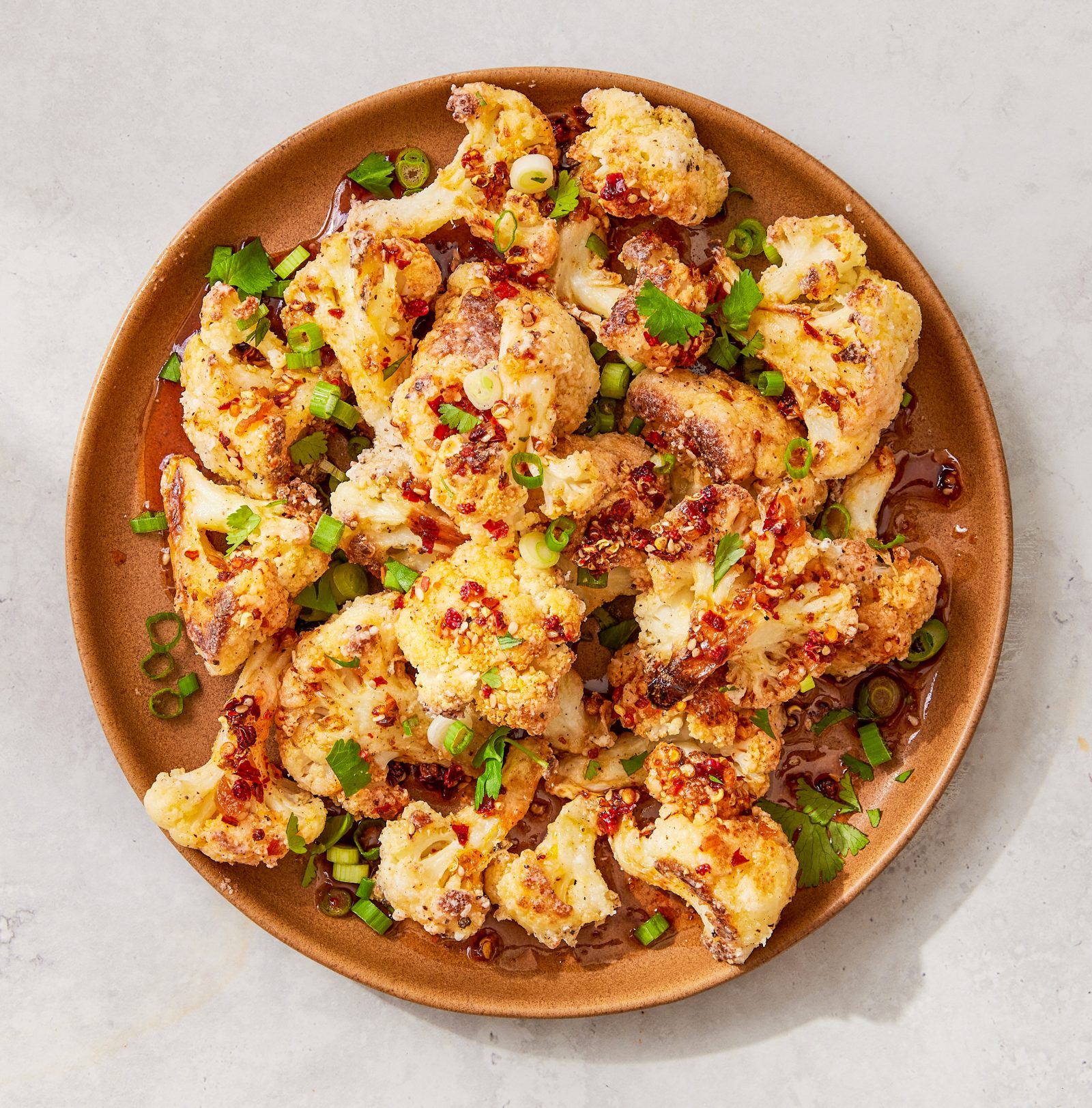 Cauliflower Salty Sweet Chili Crisp Sauce