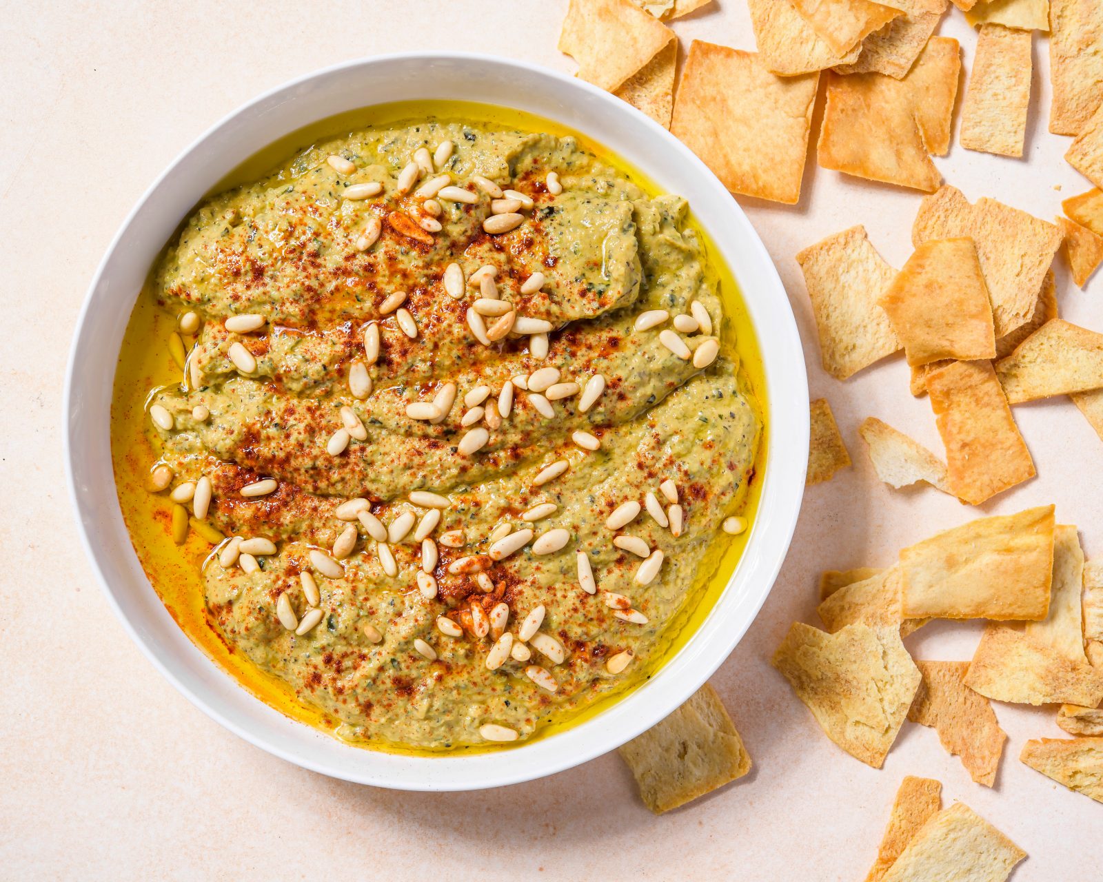 Charred Zucchini and Tahini Dip