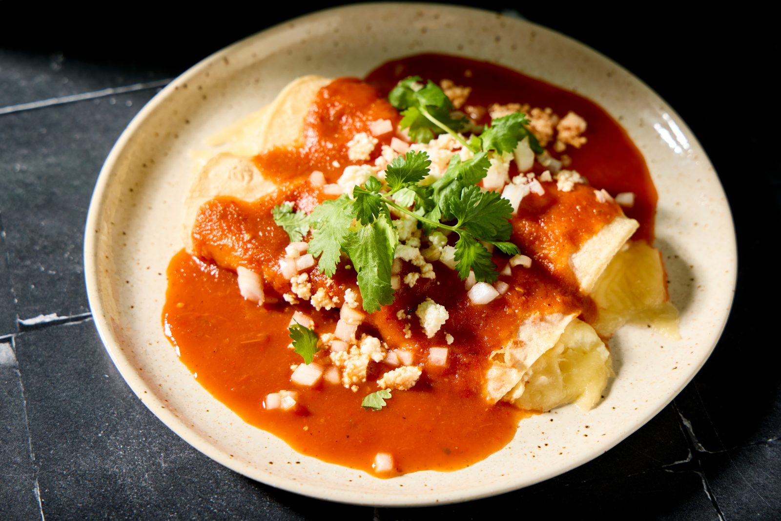 Cheese Enchiladas Salsa Roja