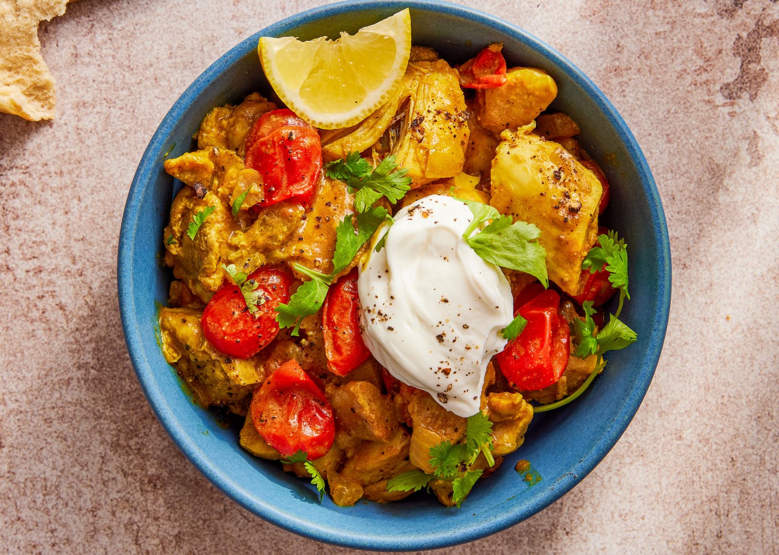 Chicken Curry Tomatoes Yogurt