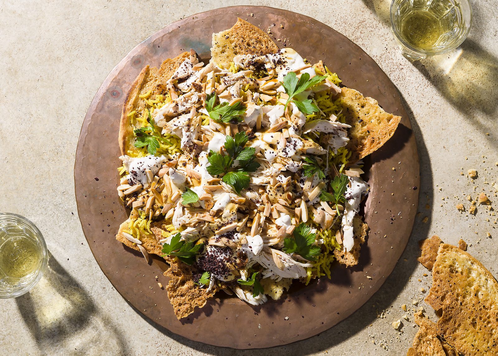 Chicken Fatteh Dajaj