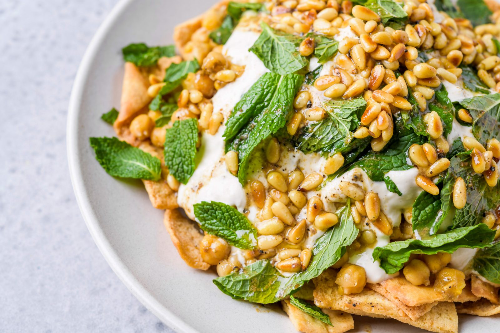 Chickpeas Cucumbers Chutney Vinaigrette