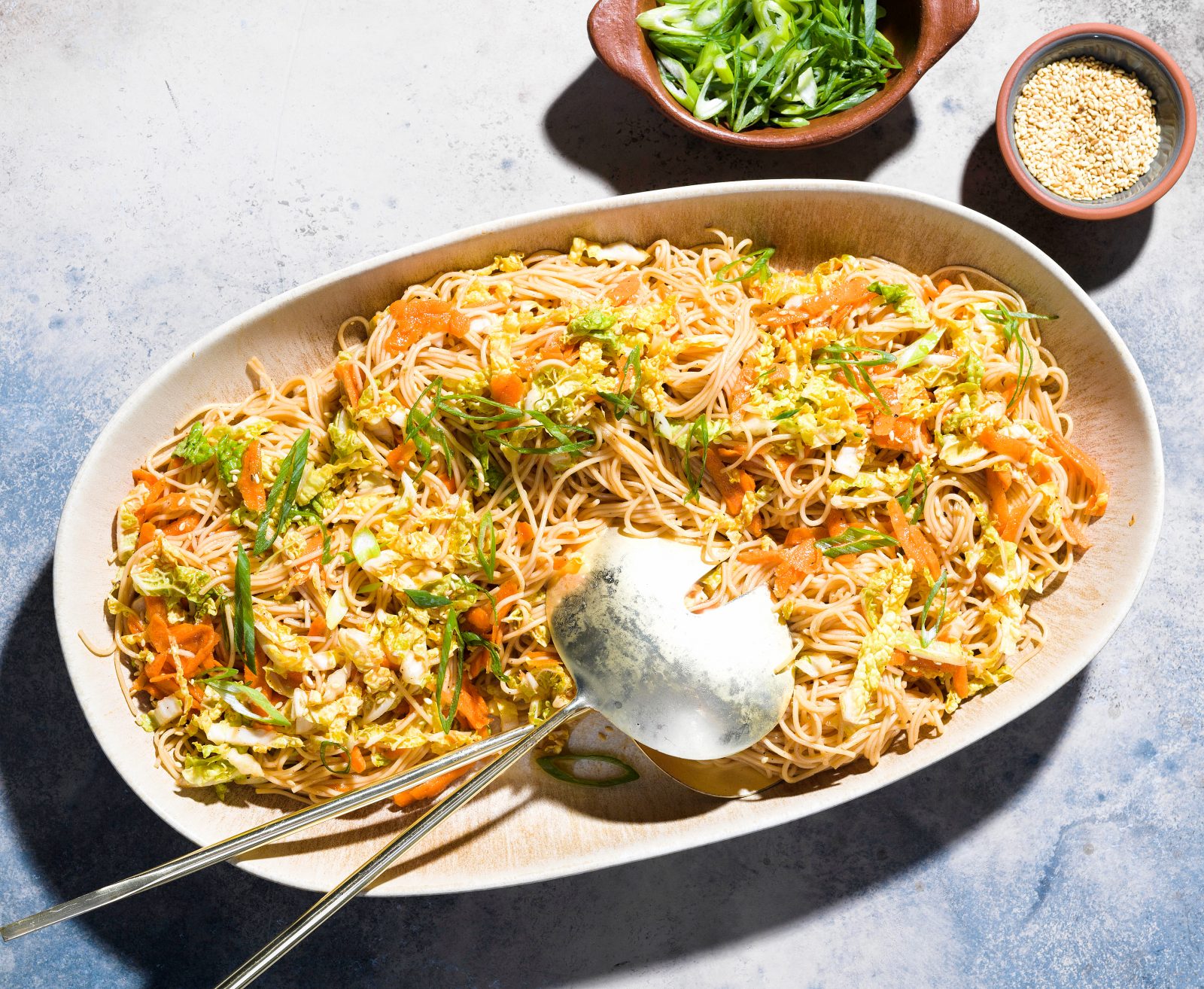 Chilled Sesame Soy Korean Noodles Gochujang