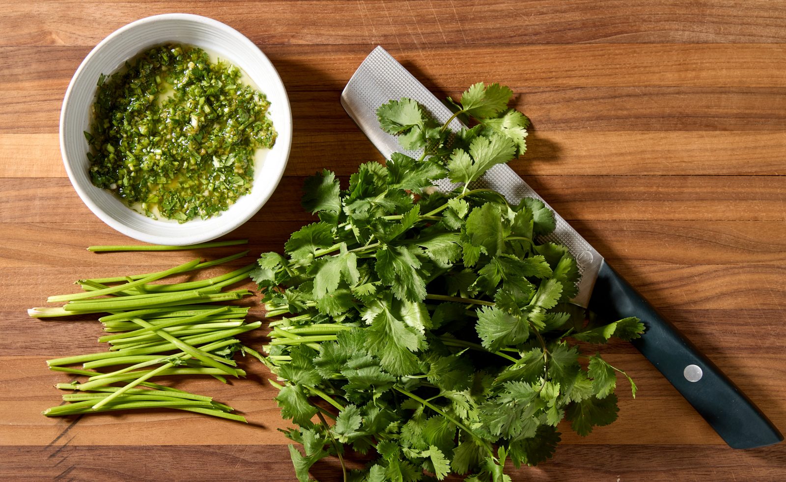 Cilantro Stem Ginger Scallion Sauce