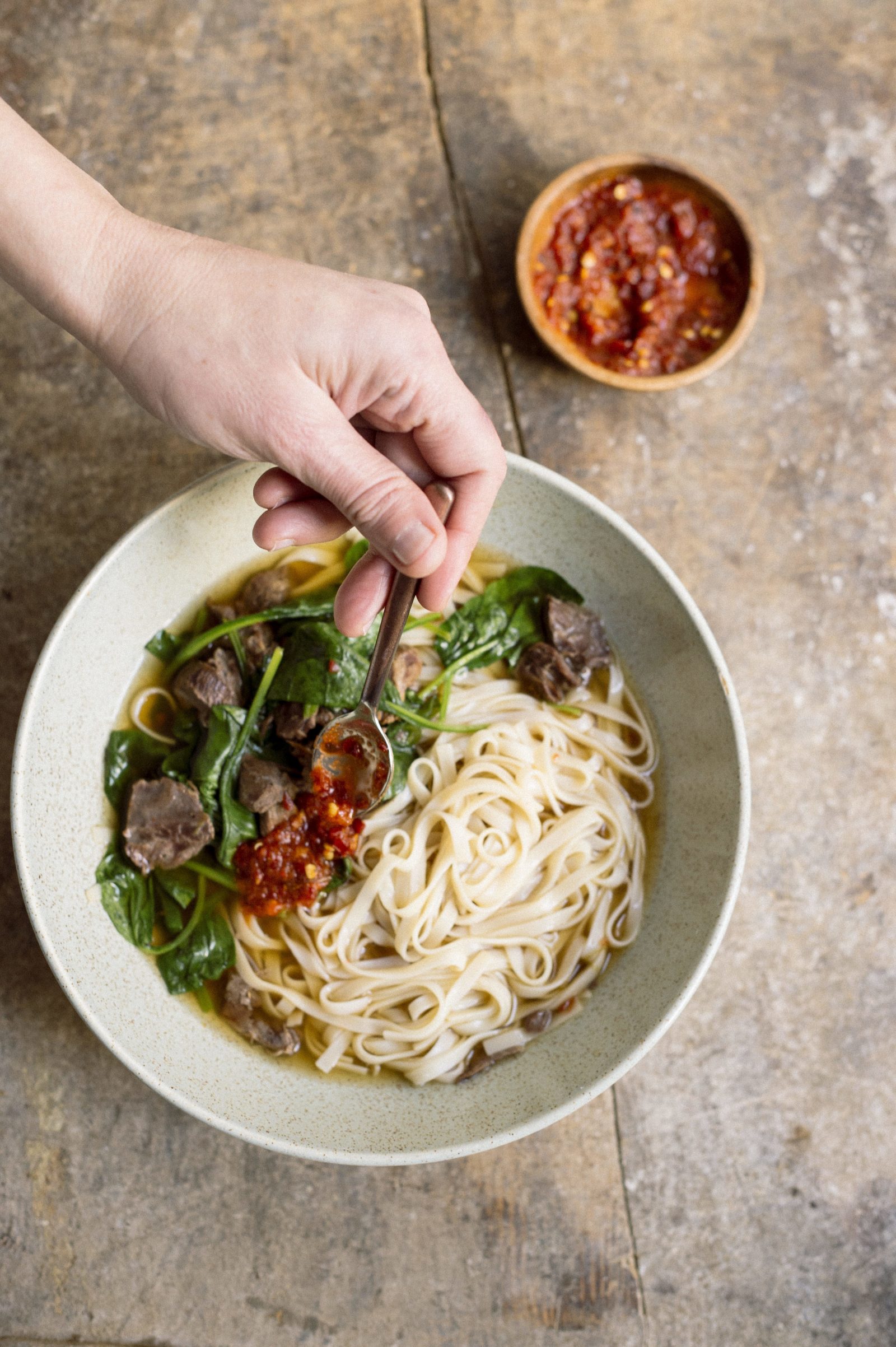 Cinnamon, Beef and Noodle Soup