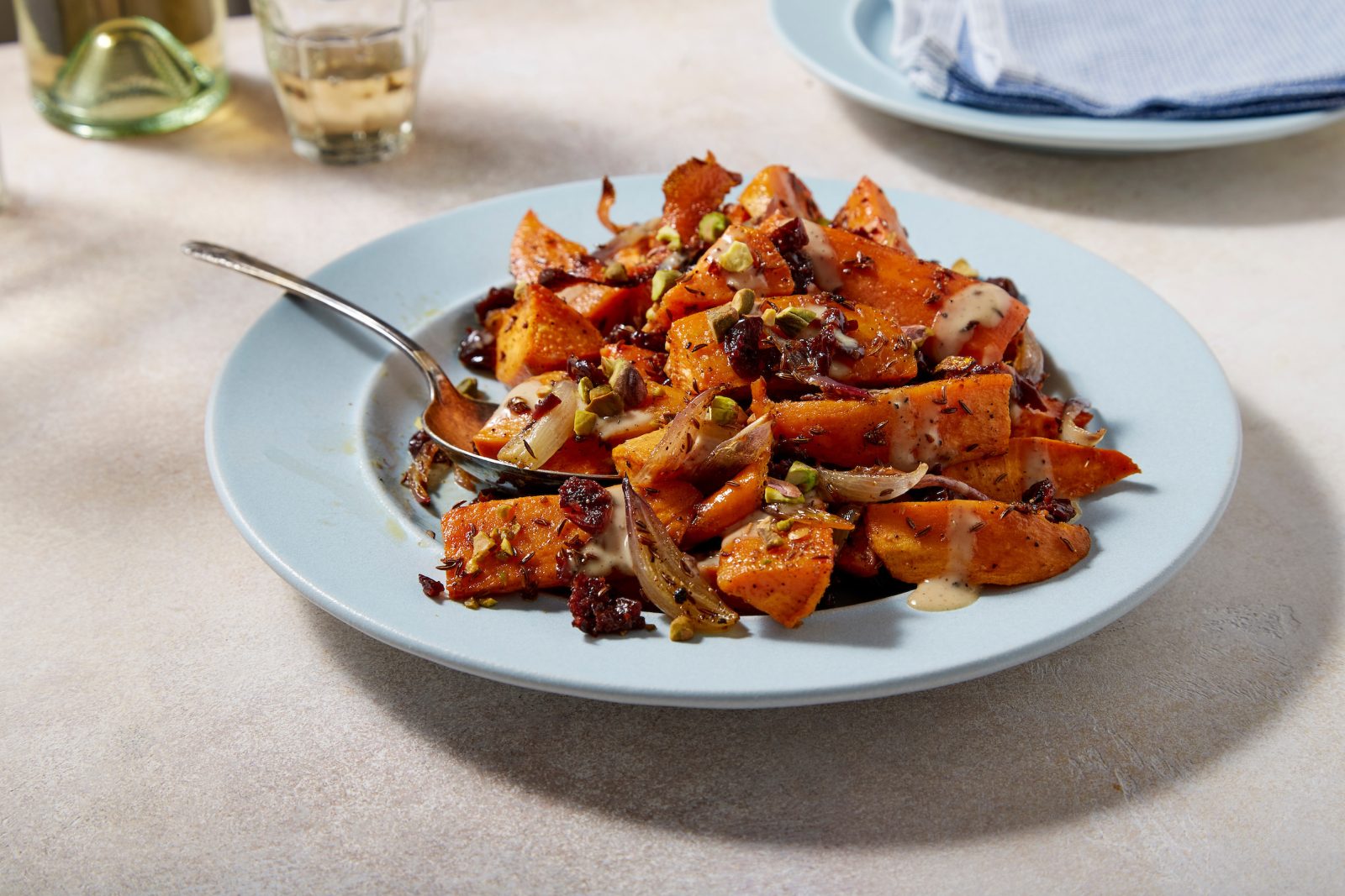 Citrus Sesame Roasted Sweet Potatoes Pistachios Milk Street