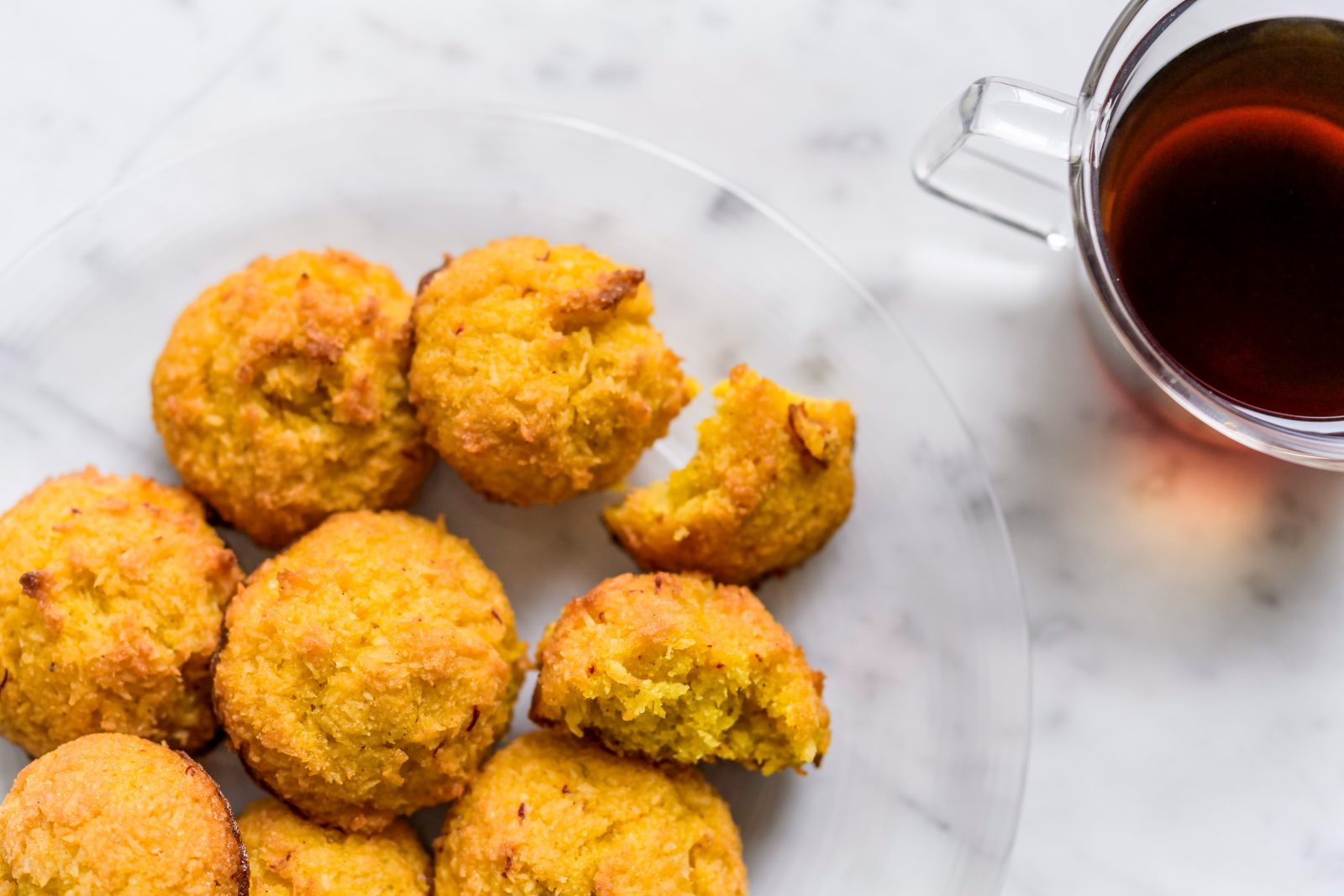 Coconut Saffron Macaroons