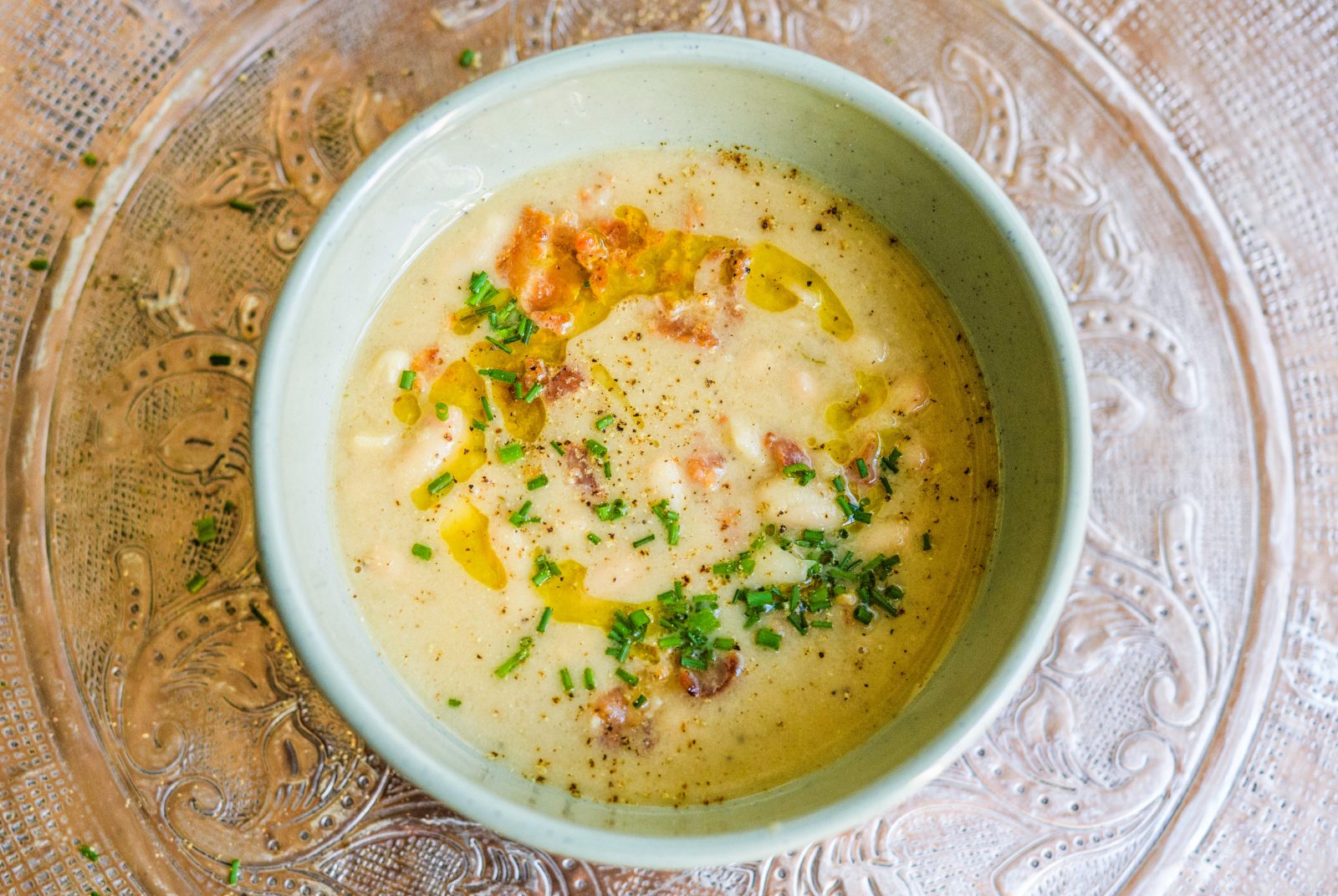 Creamy Fennel White Bean Soup