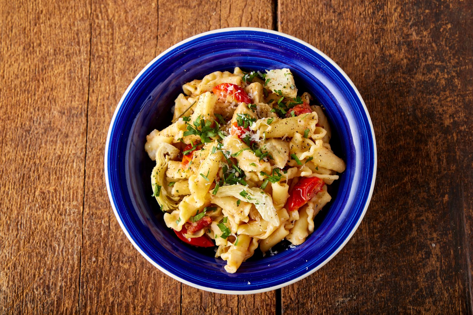 Creamy Potato Artichoke Pasta