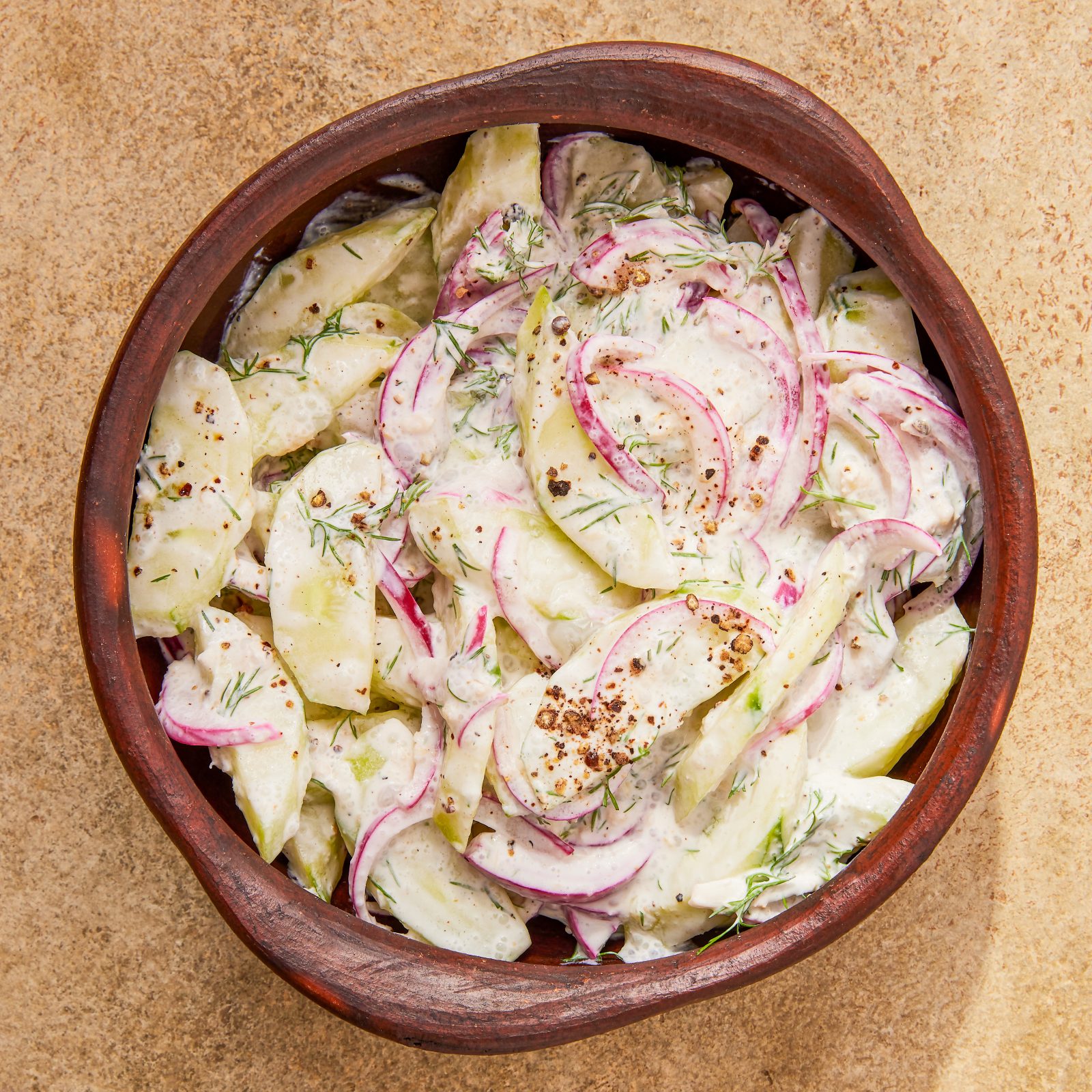 Cucumber Salad Sour Cream Dill