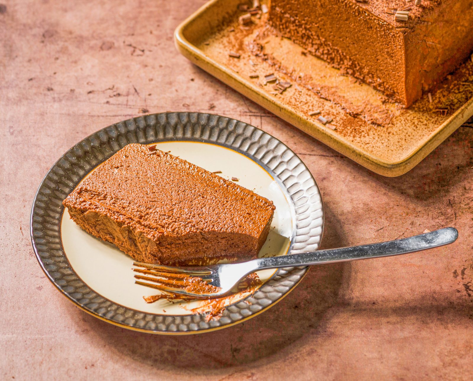Dark Chocolate Terrine Coffee Cardamom