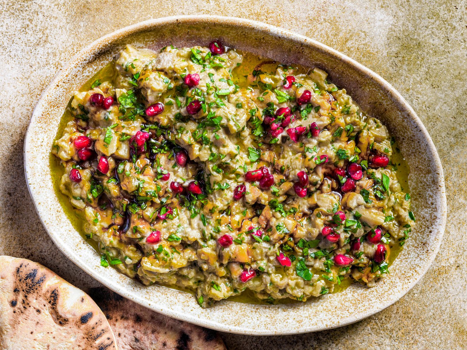 Eggplant Tahini Dip Mutabal