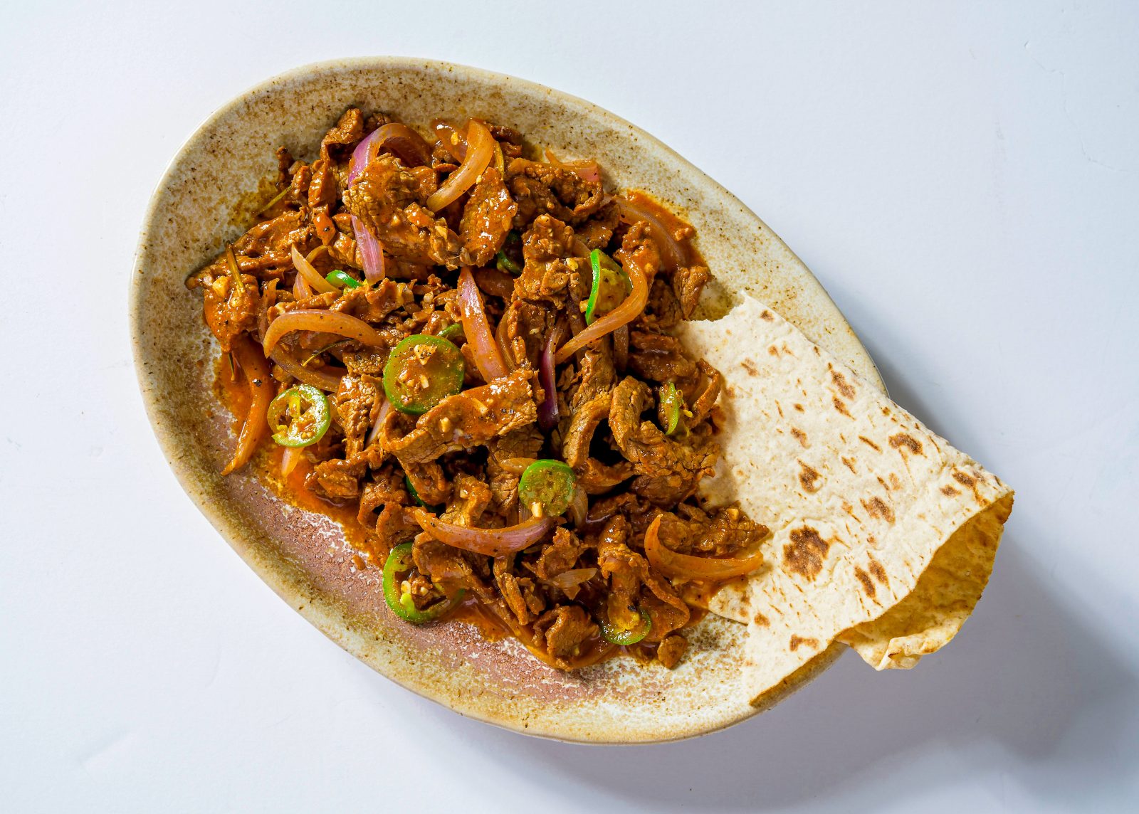 Ethiopian Sauteed Beef Onion