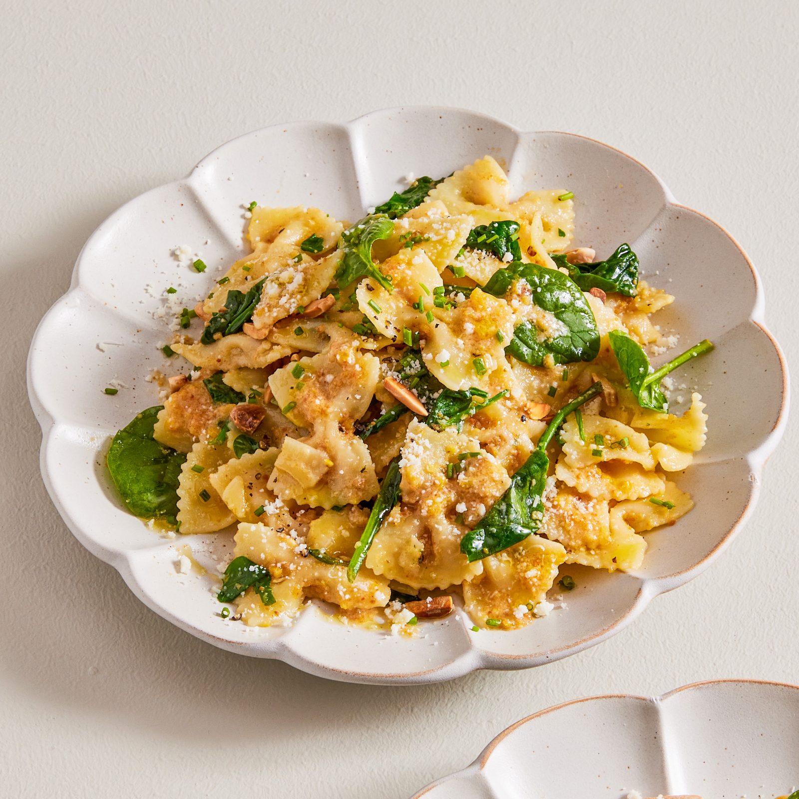Farfalle Spinach Lemon Pesto