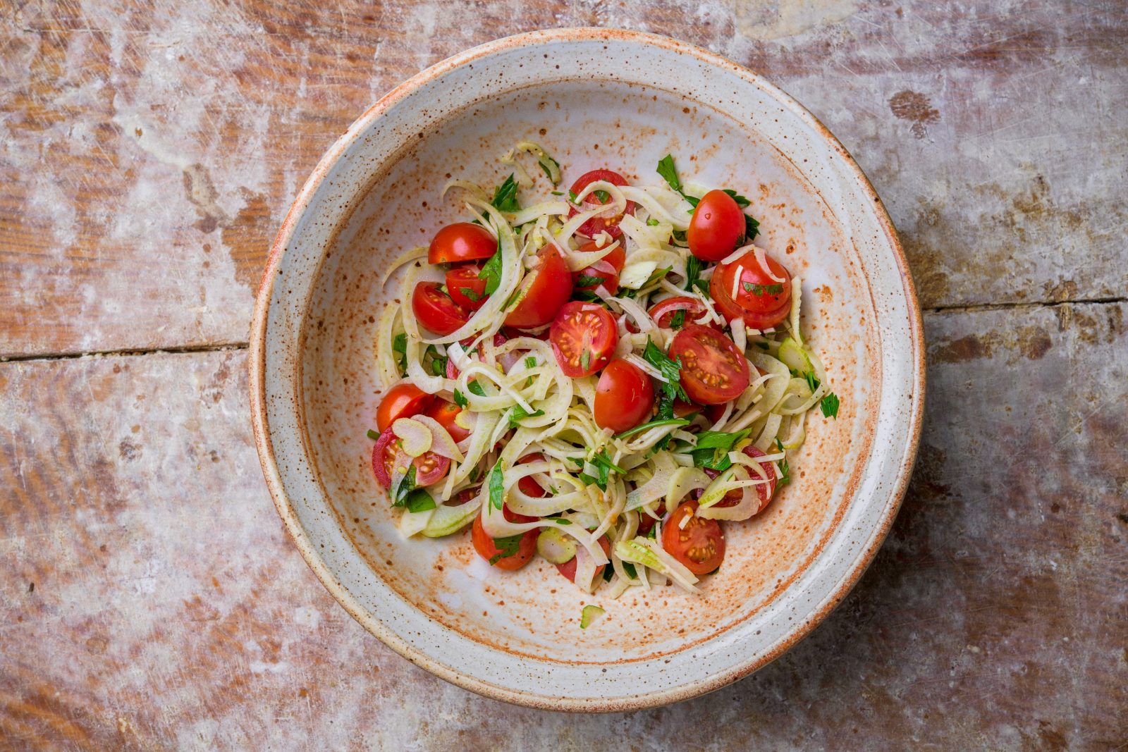 Fennel Tomato Parsley Salad