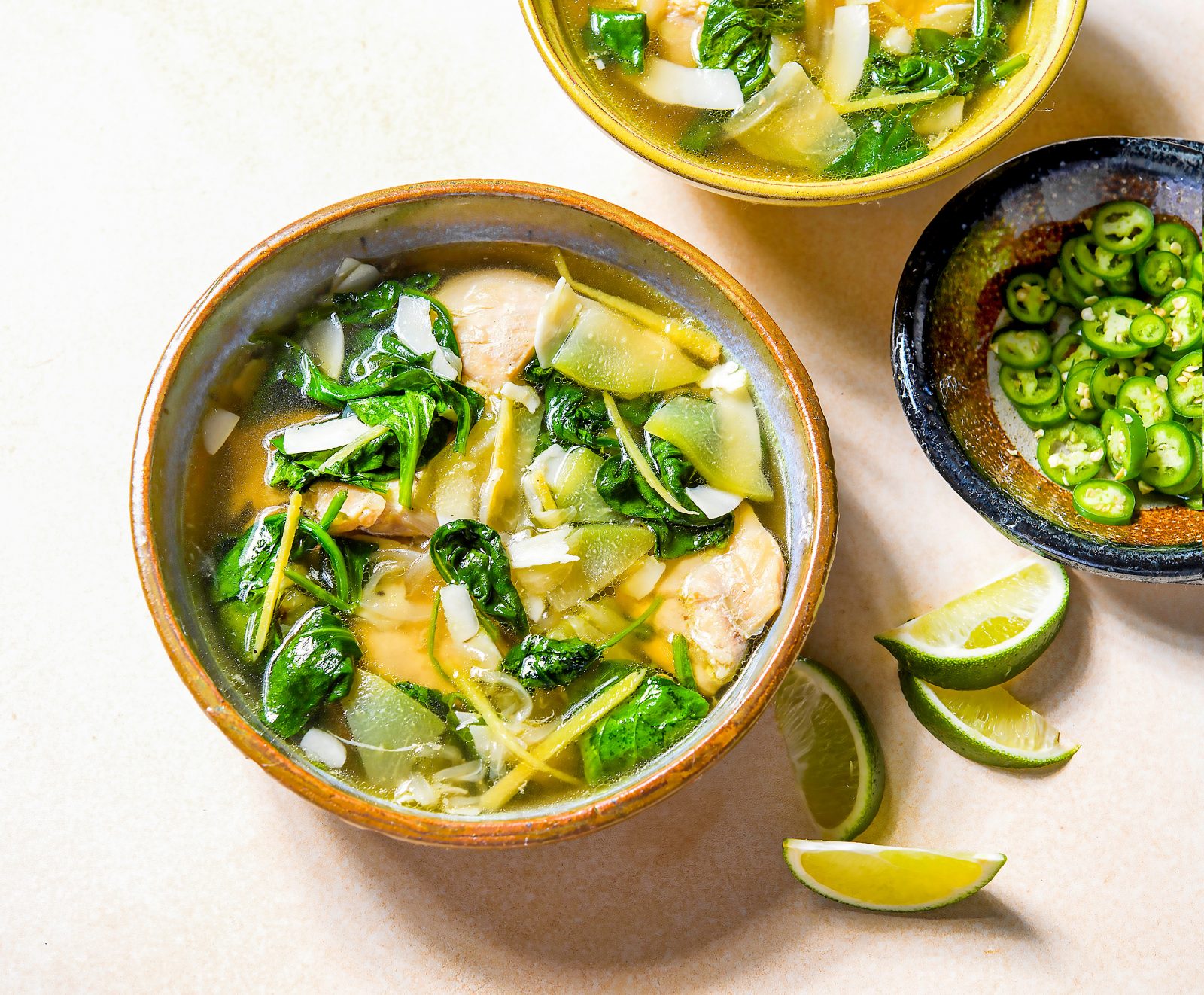 Filipino Chicken Soup Coconut Lemongrass