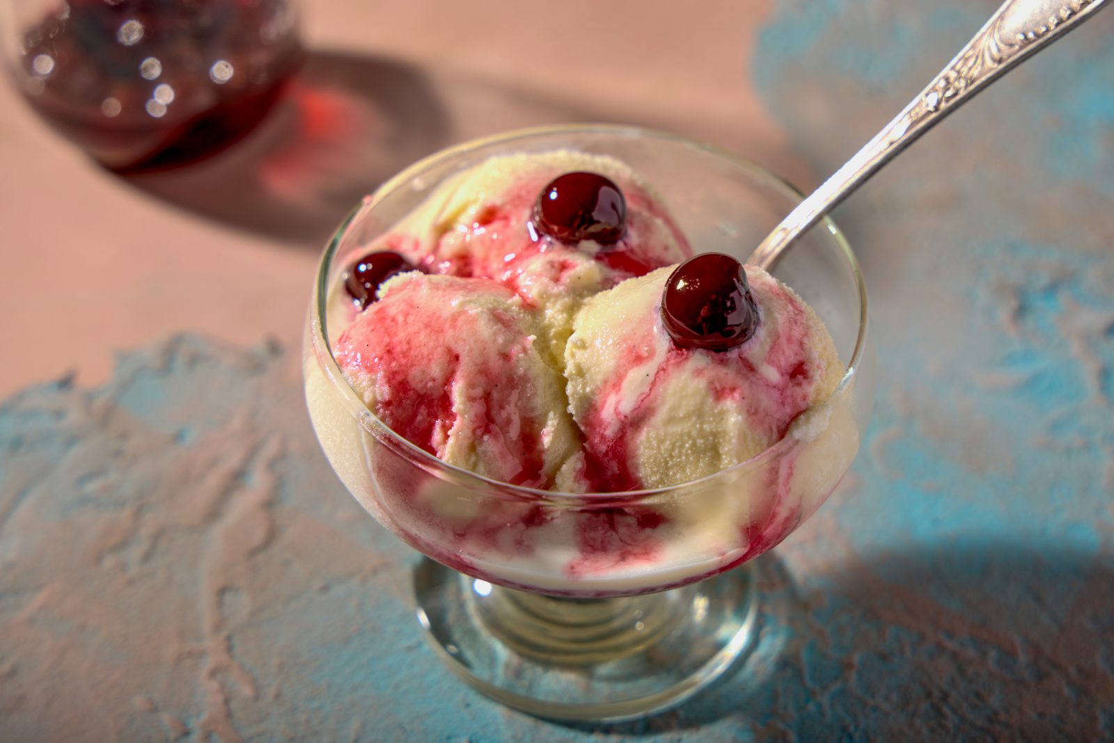 Food Processor Vanilla Ice Cream Spoon