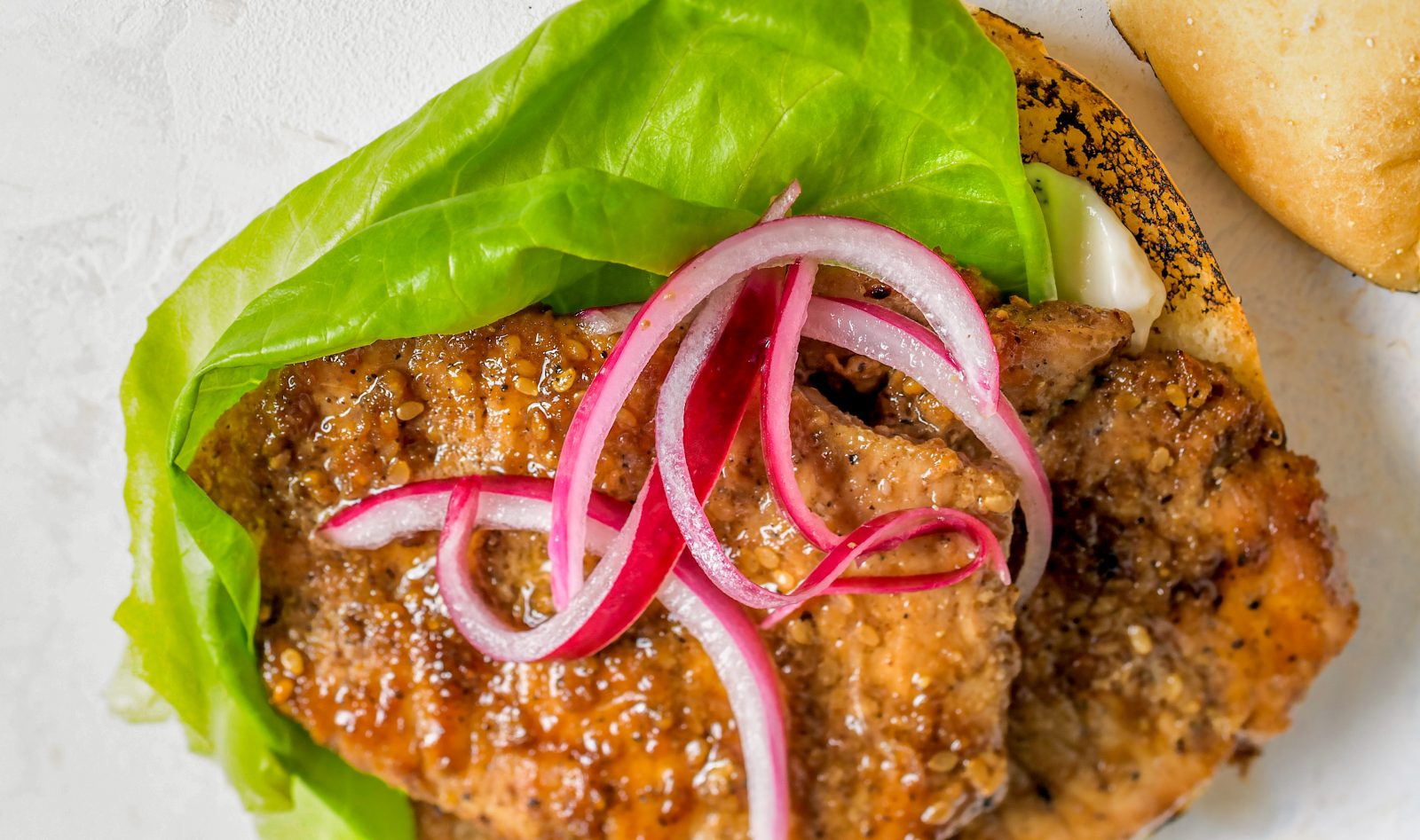 Garlic Five Spice Pork Chop Sandwiches