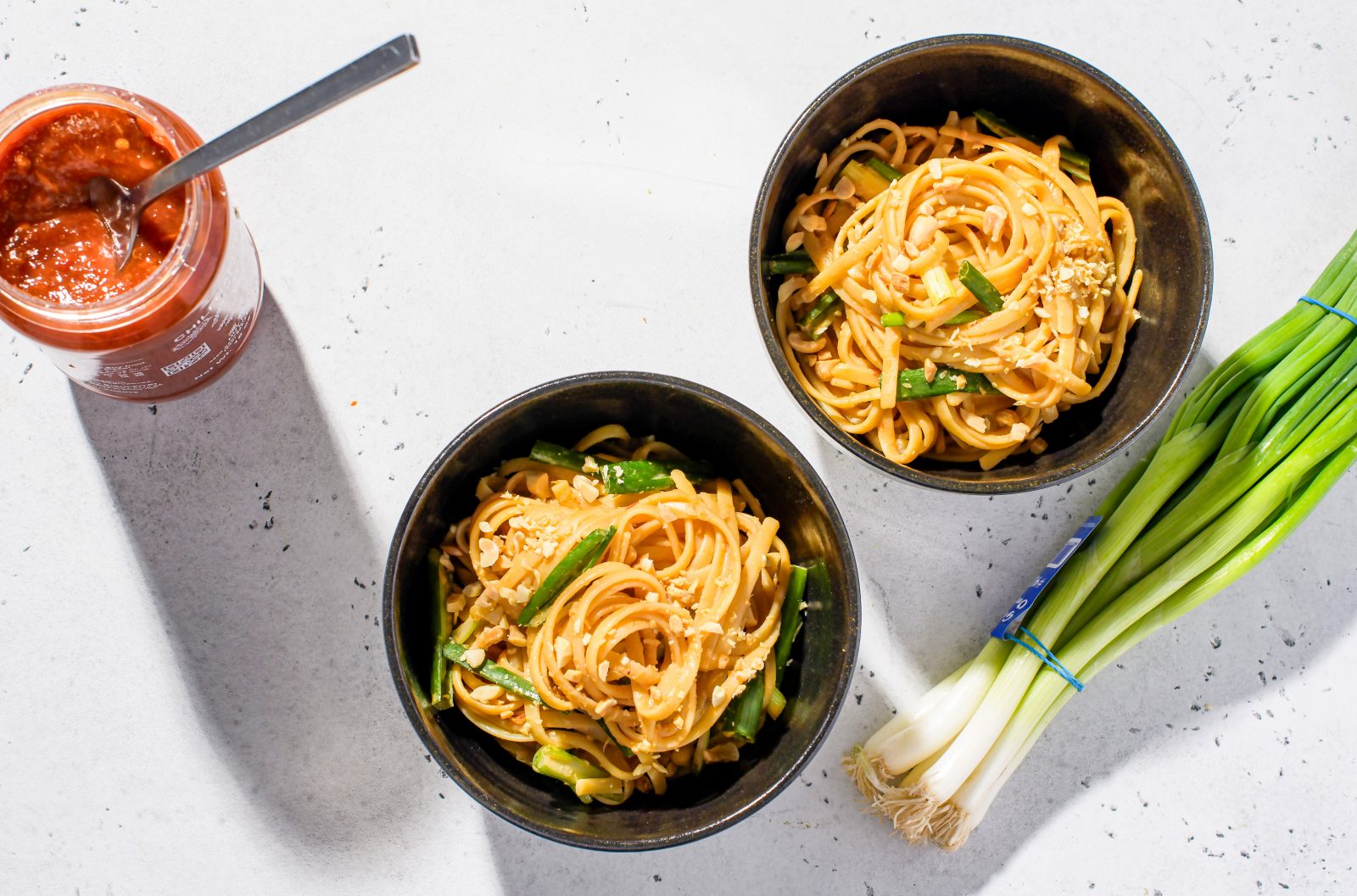 Garlicky Peanut Noodles
