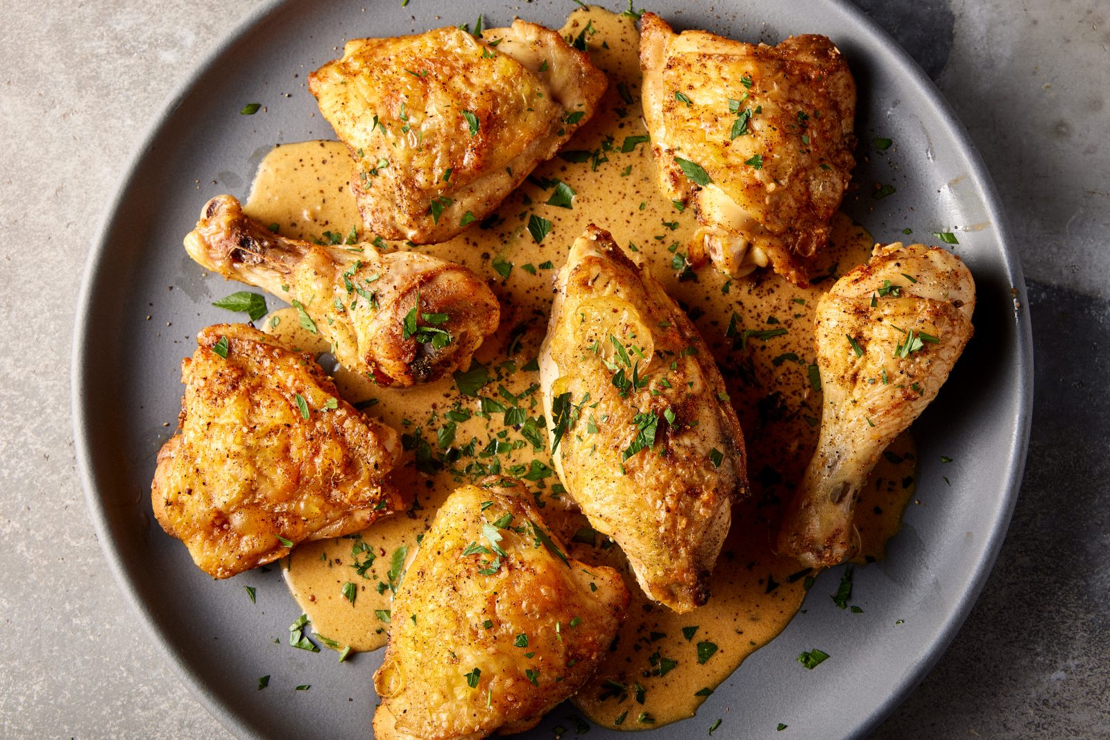 Georgian Creamy Garlic Chicken