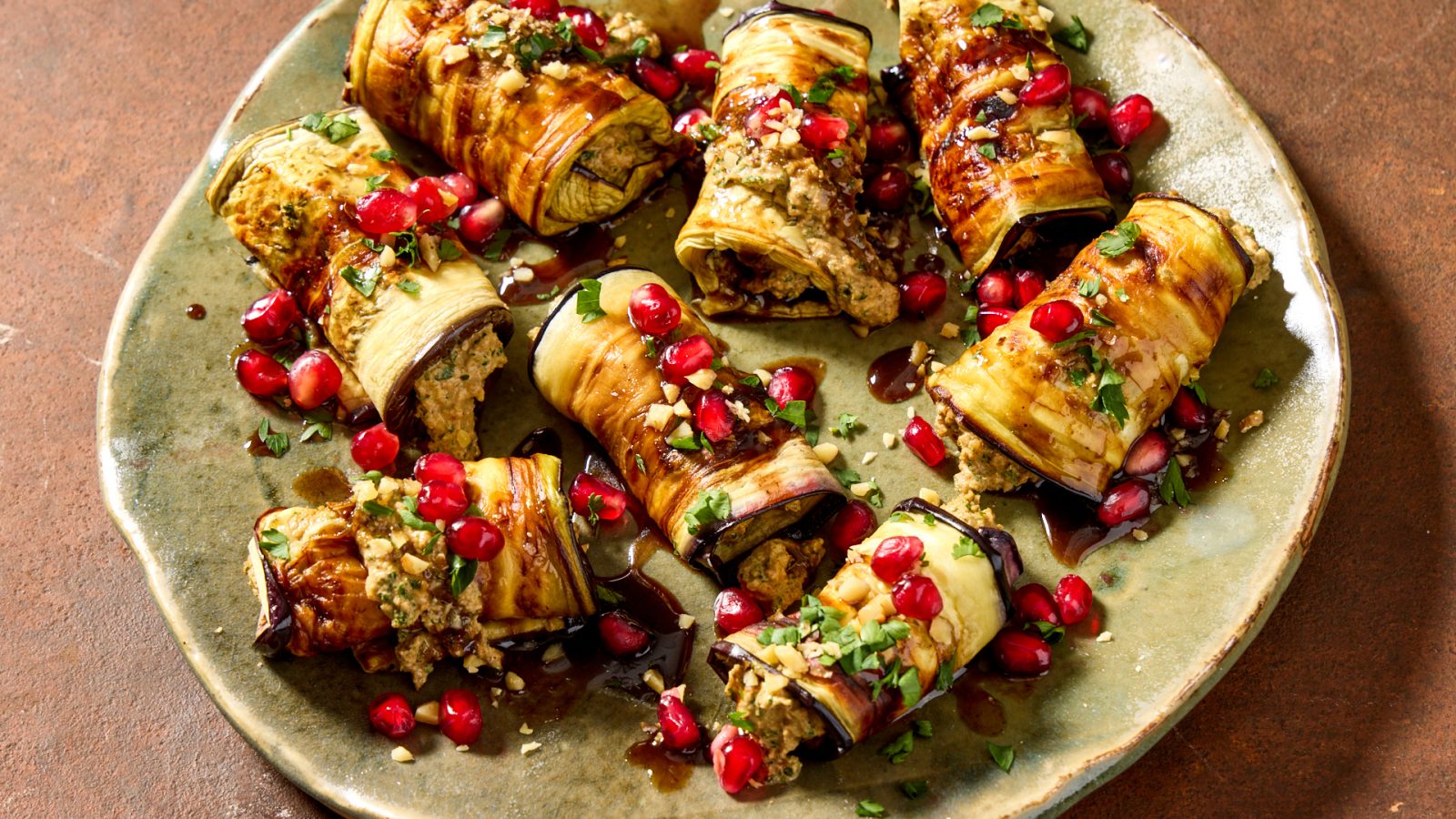 Georgian Eggplant with Walnut Sauce