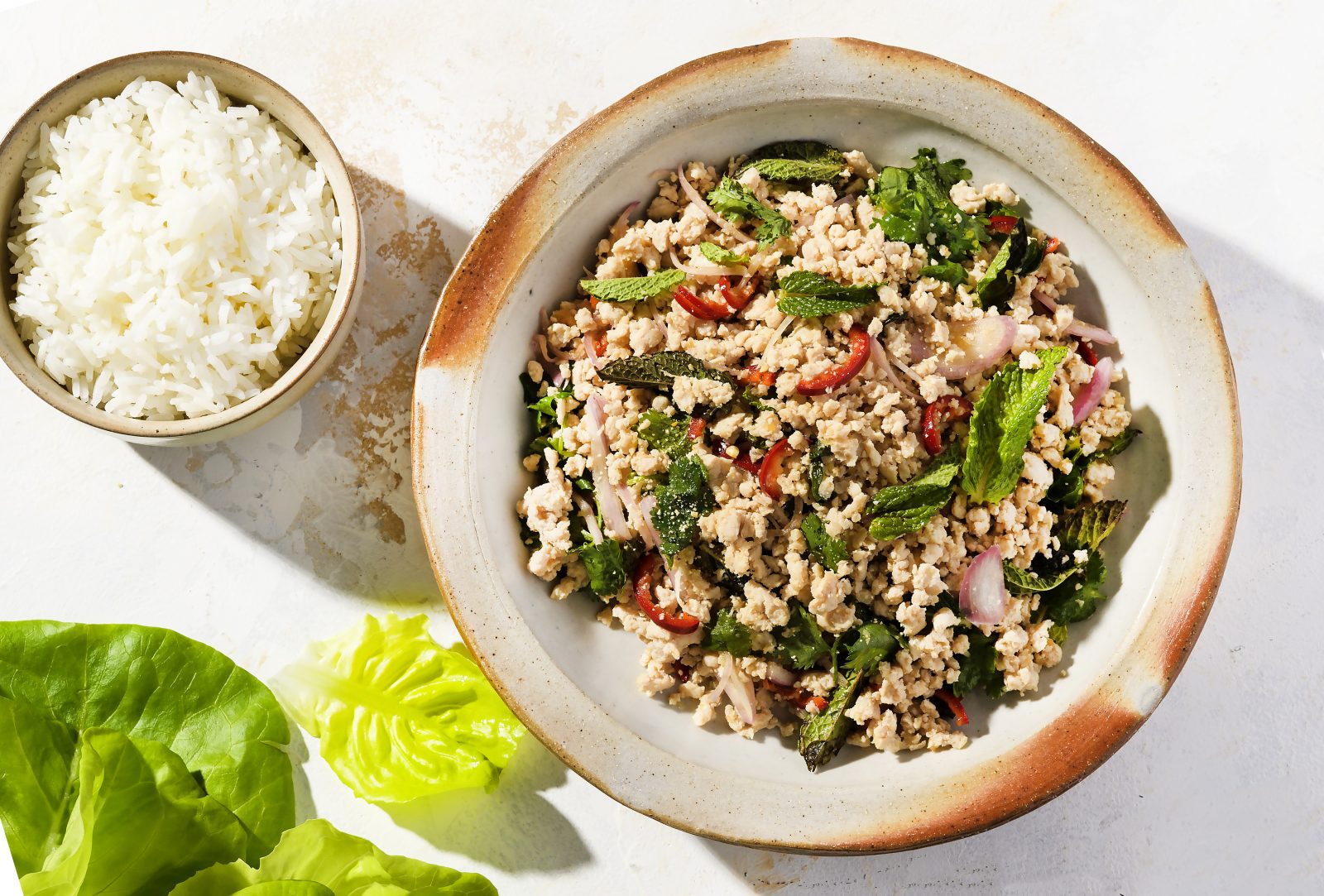Ginger Lime Herb Chicken Salad