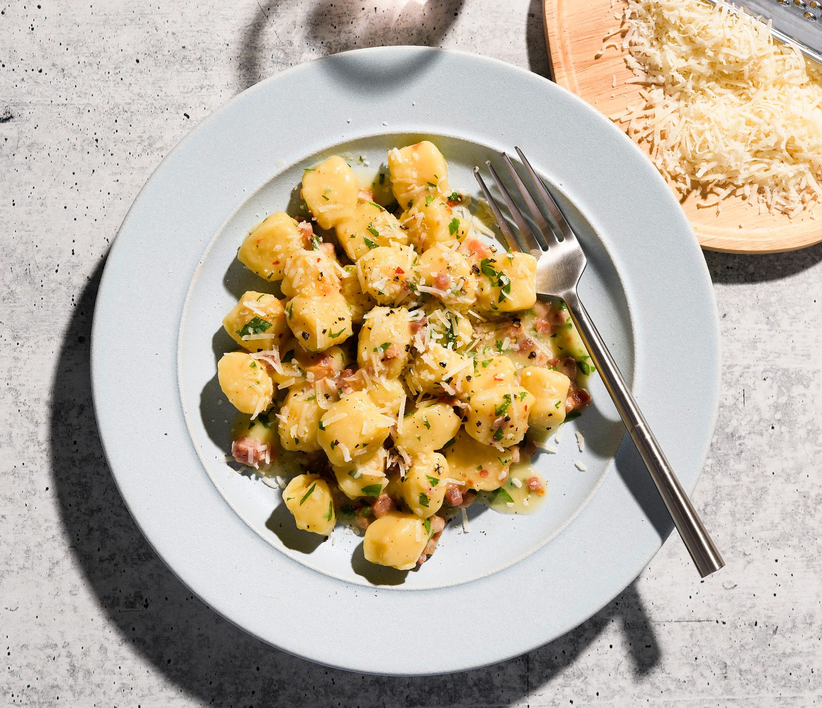 Gnocchi Pancetta Garlic