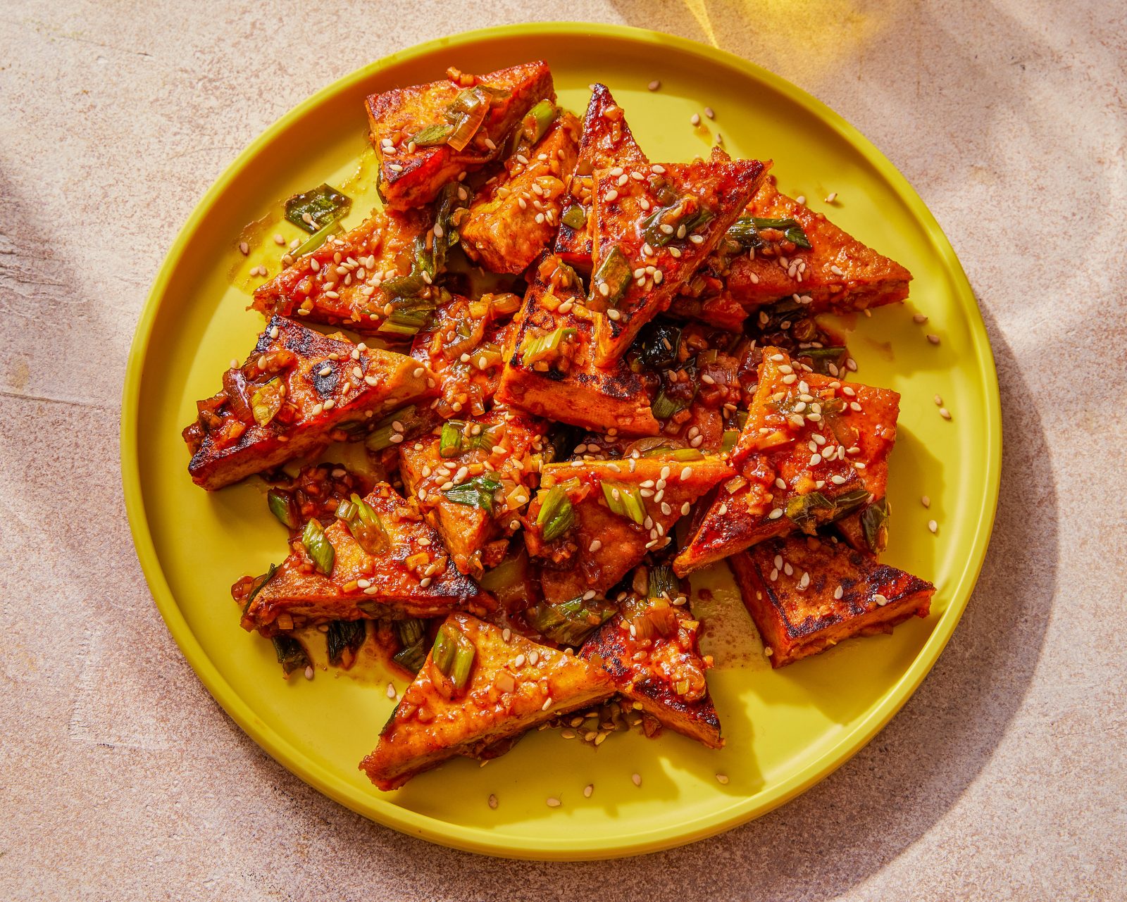 Gochujang Soy Simmered Tofu