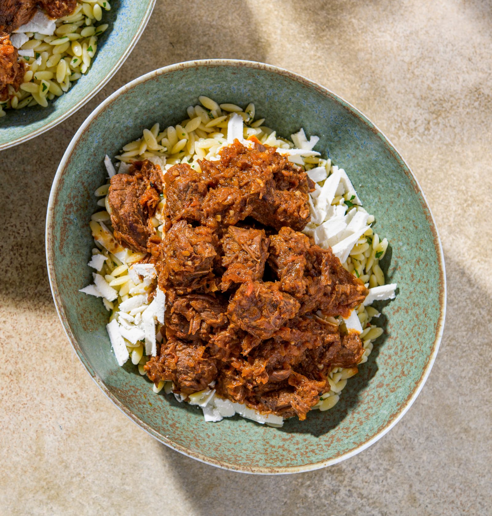 Greek Beef Stew Tomatoes Orzo Giouvetsi